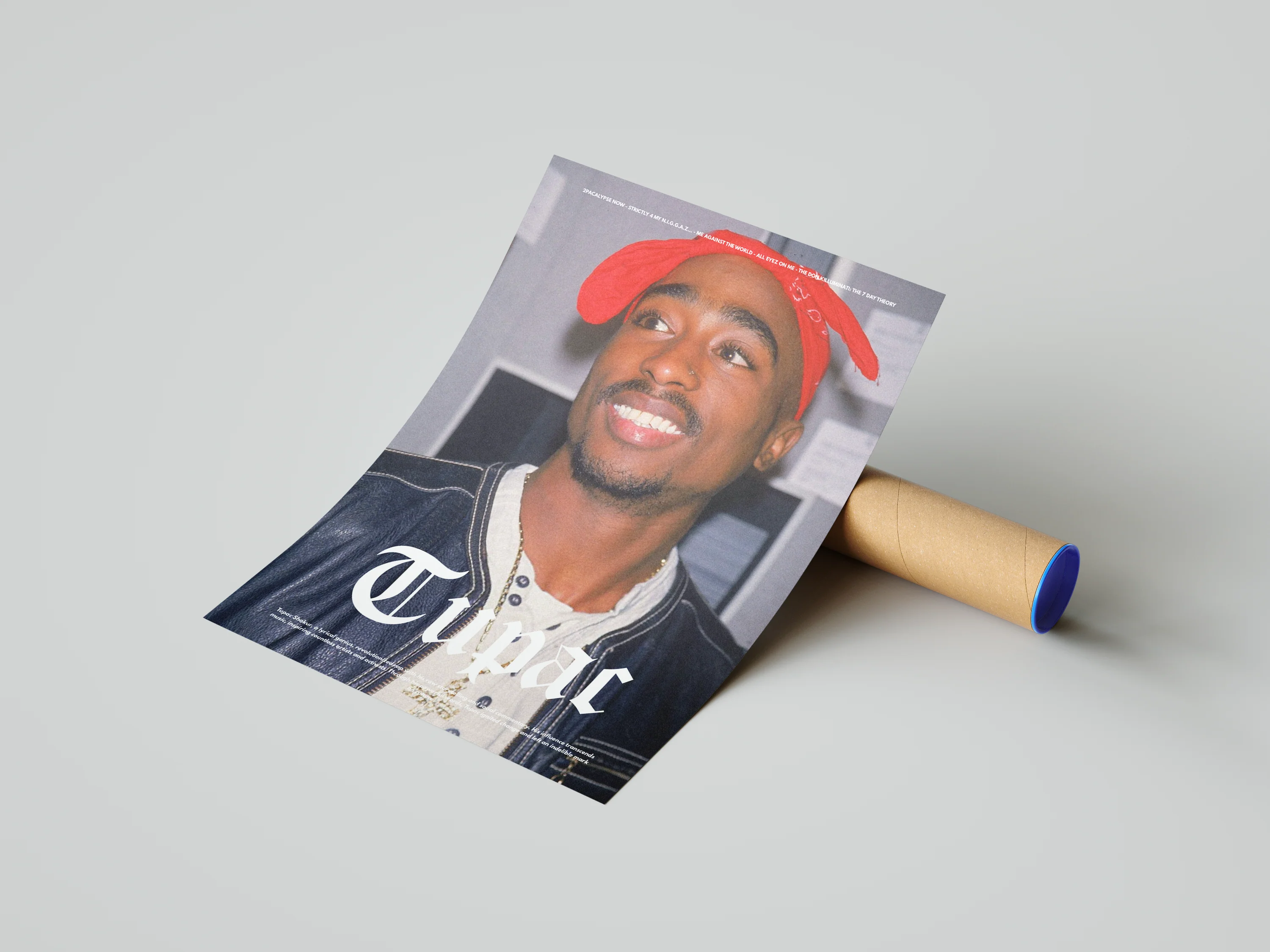 2PAC 'Classic Red' Poster - Image 3