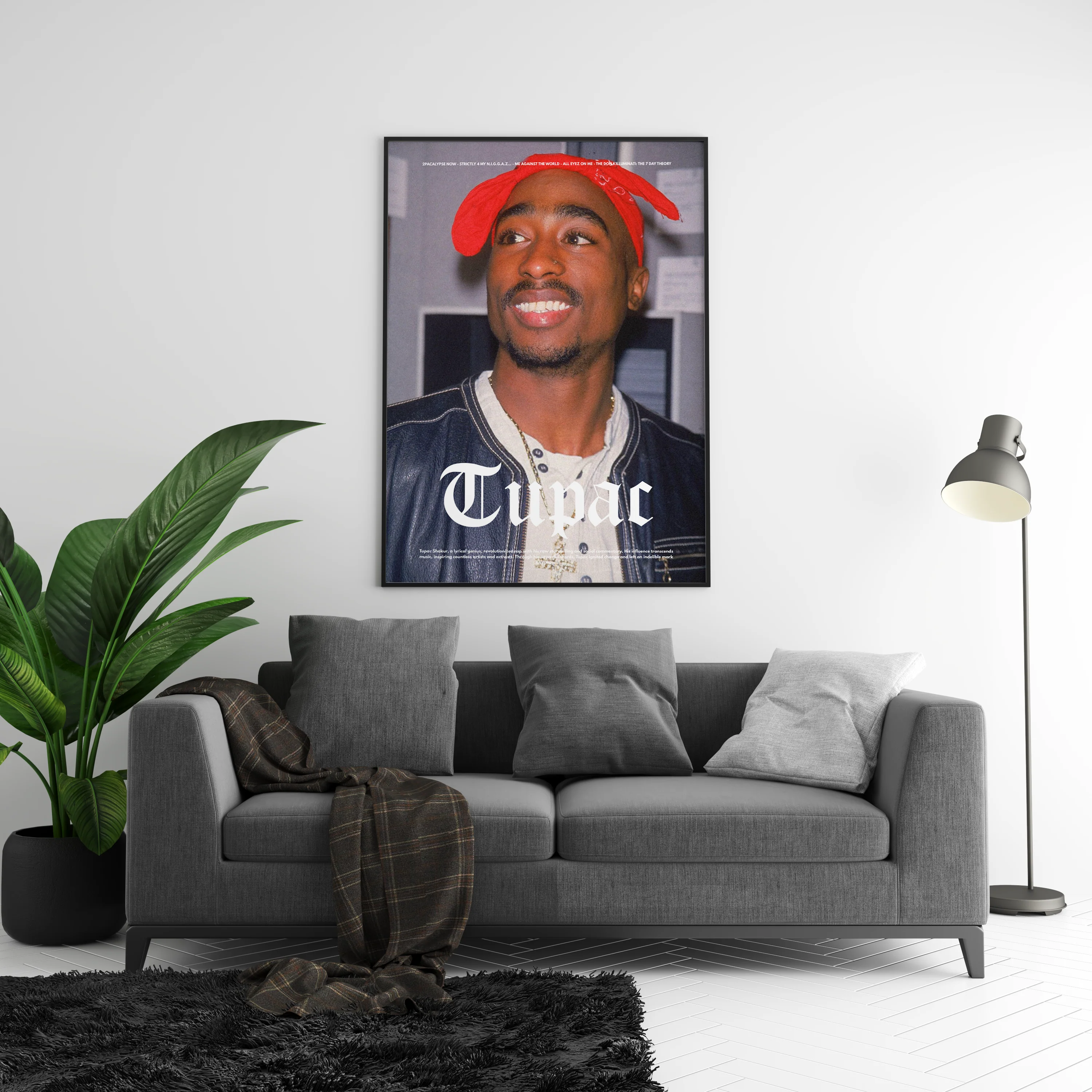 2PAC 'Classic Red' Poster - Image 4