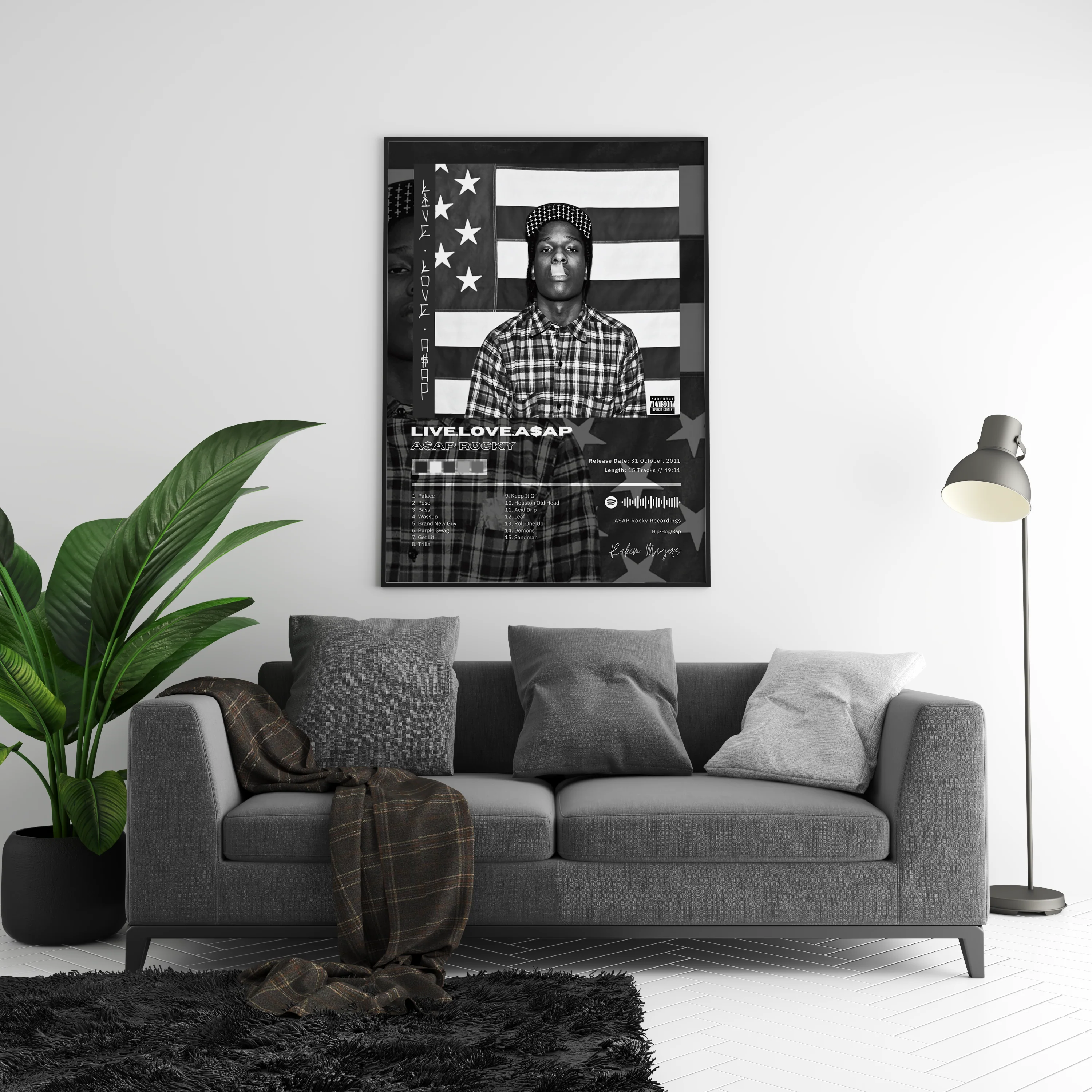 Asap Rocky 'Live Love A$ap' Album Poster - Image 4