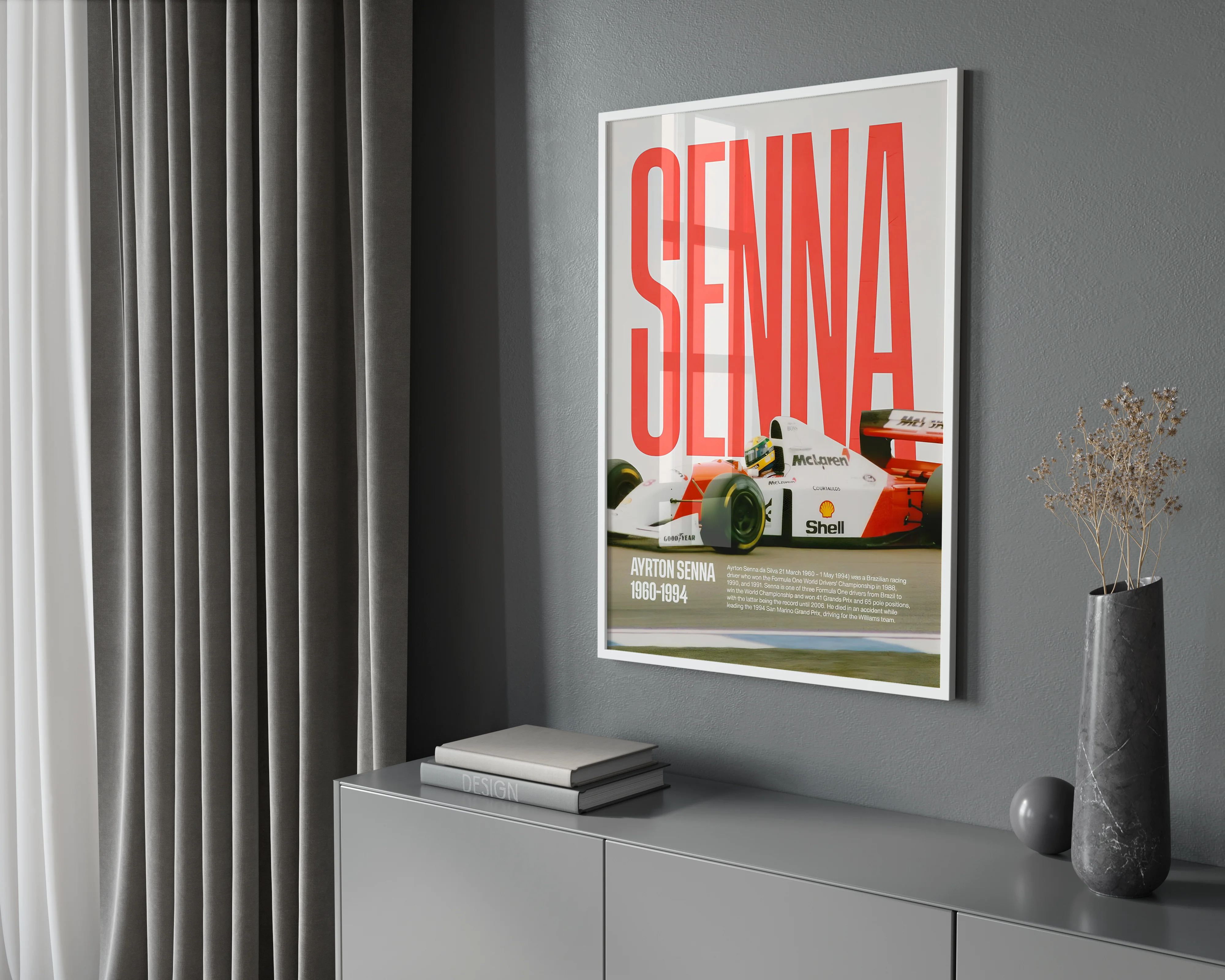 Ayrton Senna Vintage Poster - Image 2
