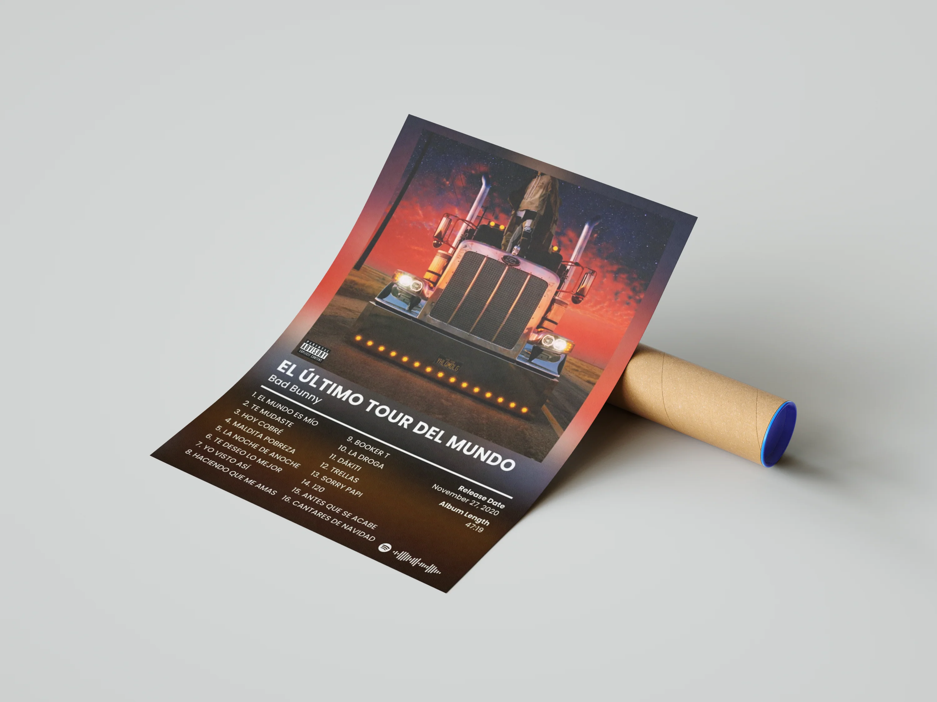 Bad Bunny 'El Ultimo Tour Del Mundo' Poster - Image 3