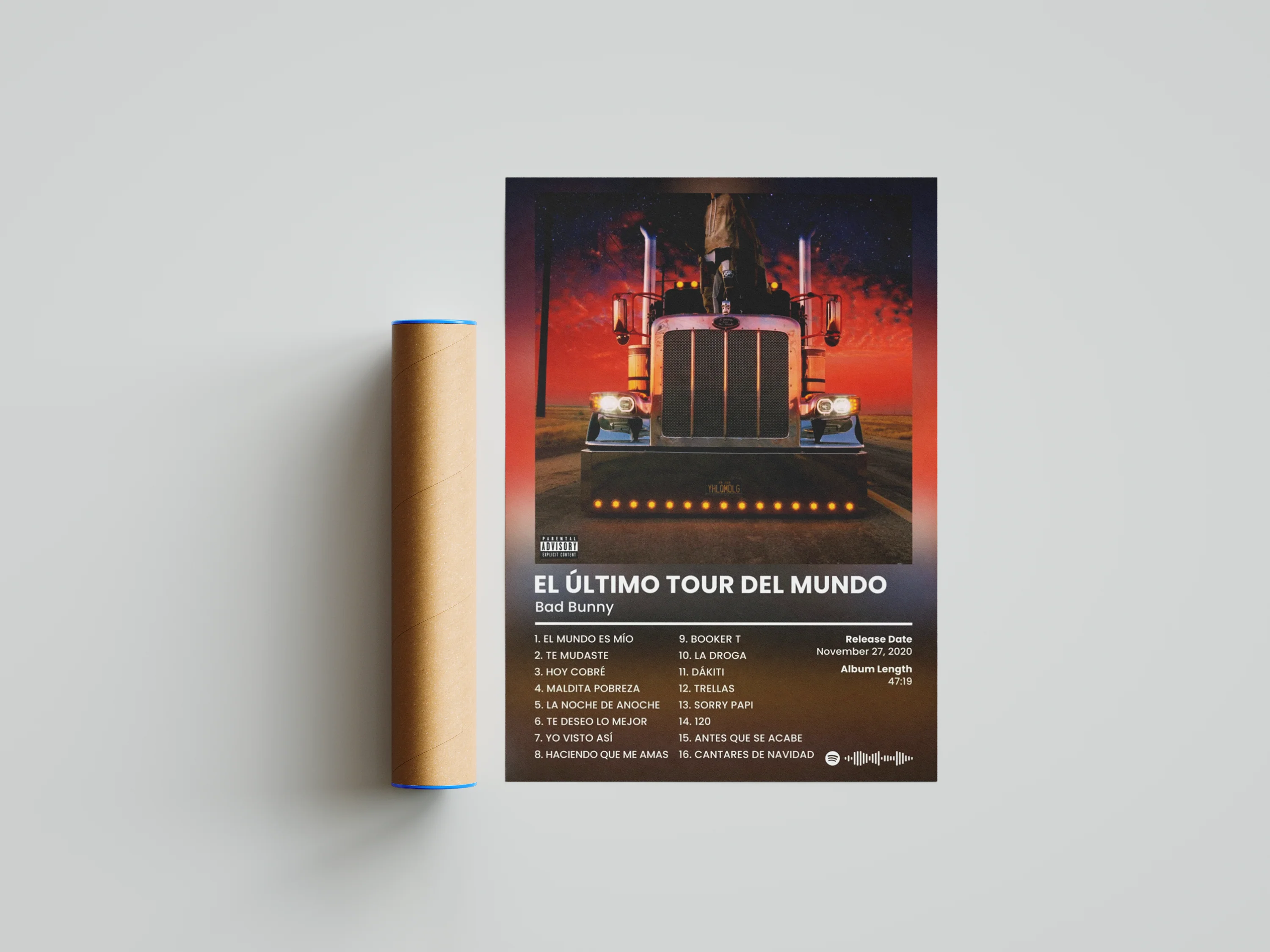 Bad Bunny 'El Ultimo Tour Del Mundo' Poster - Image 5