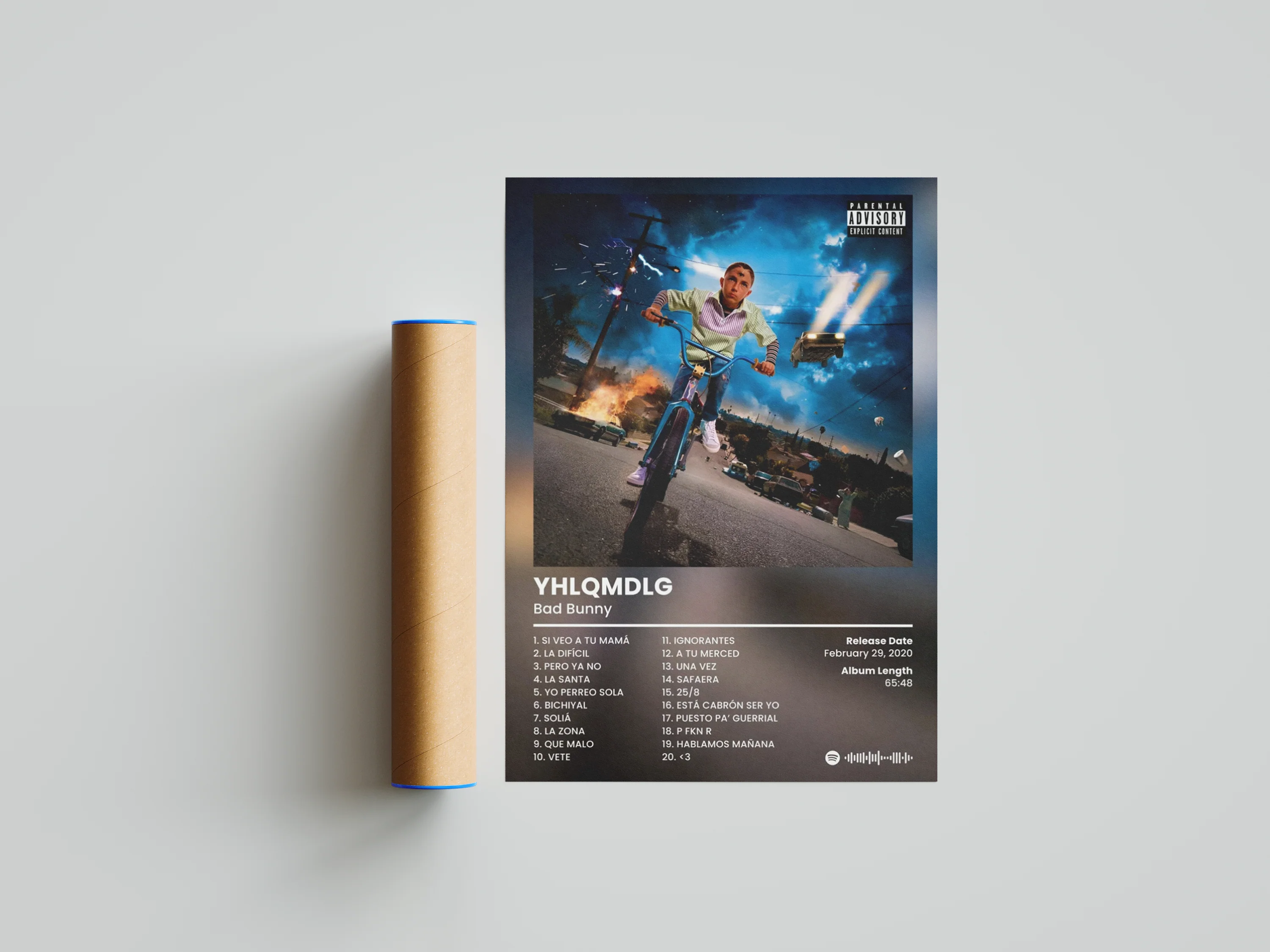 Bad Bunny 'YHLQMDLG' Album Poster - Image 5