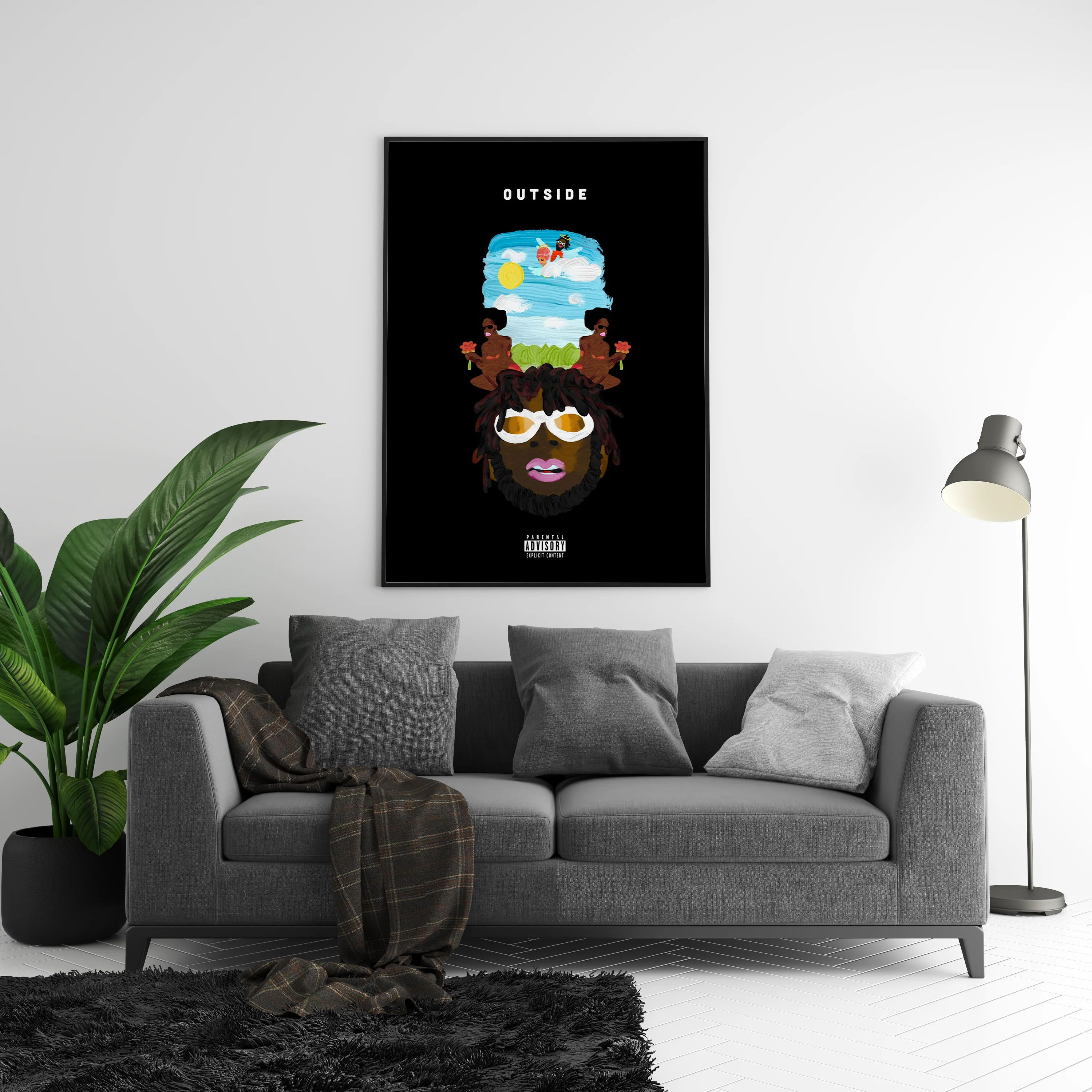 Burna Boy 'Outside' Poster - Image 4