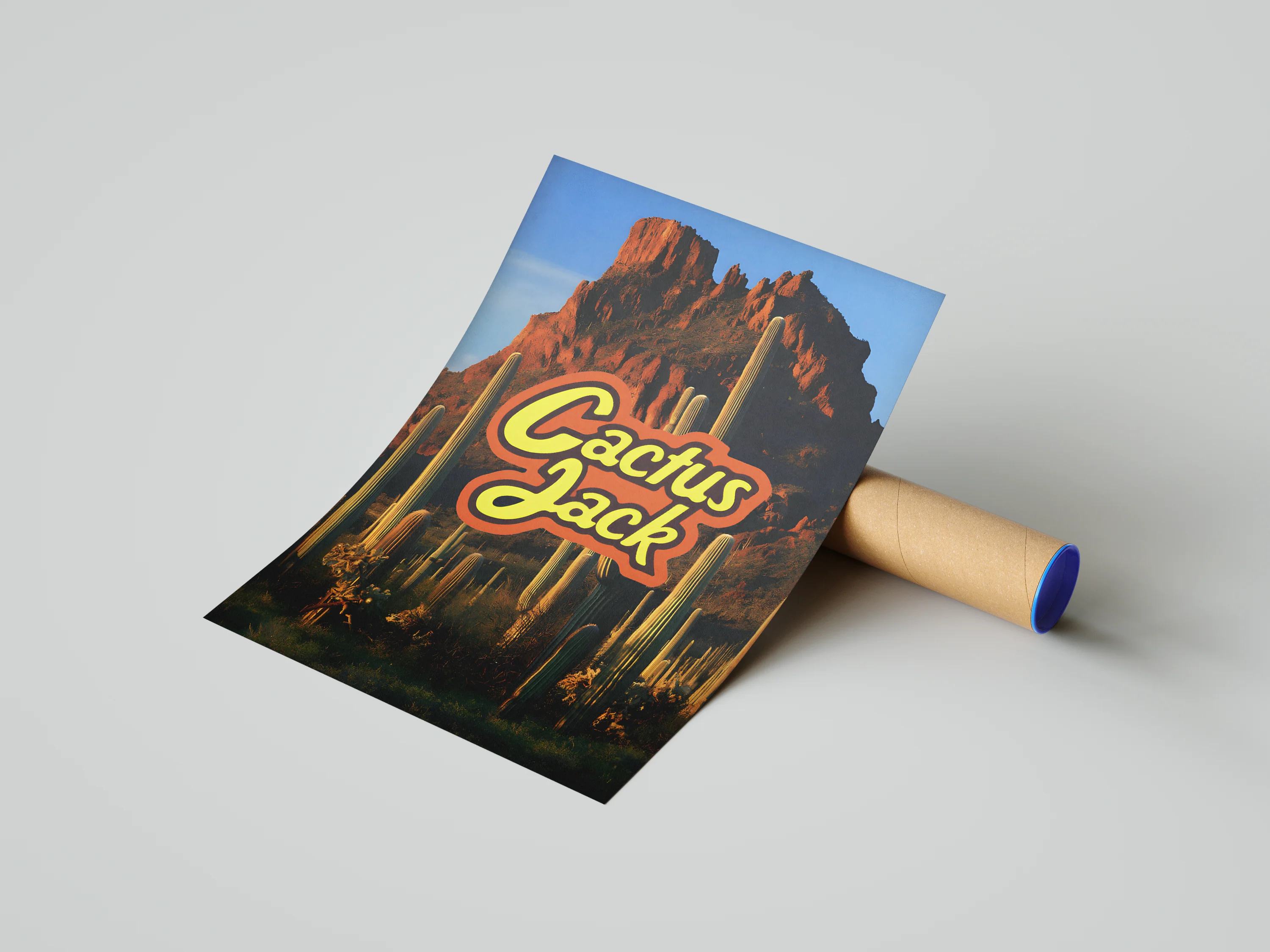 Cactus Jack Mountains Poster - Image 3