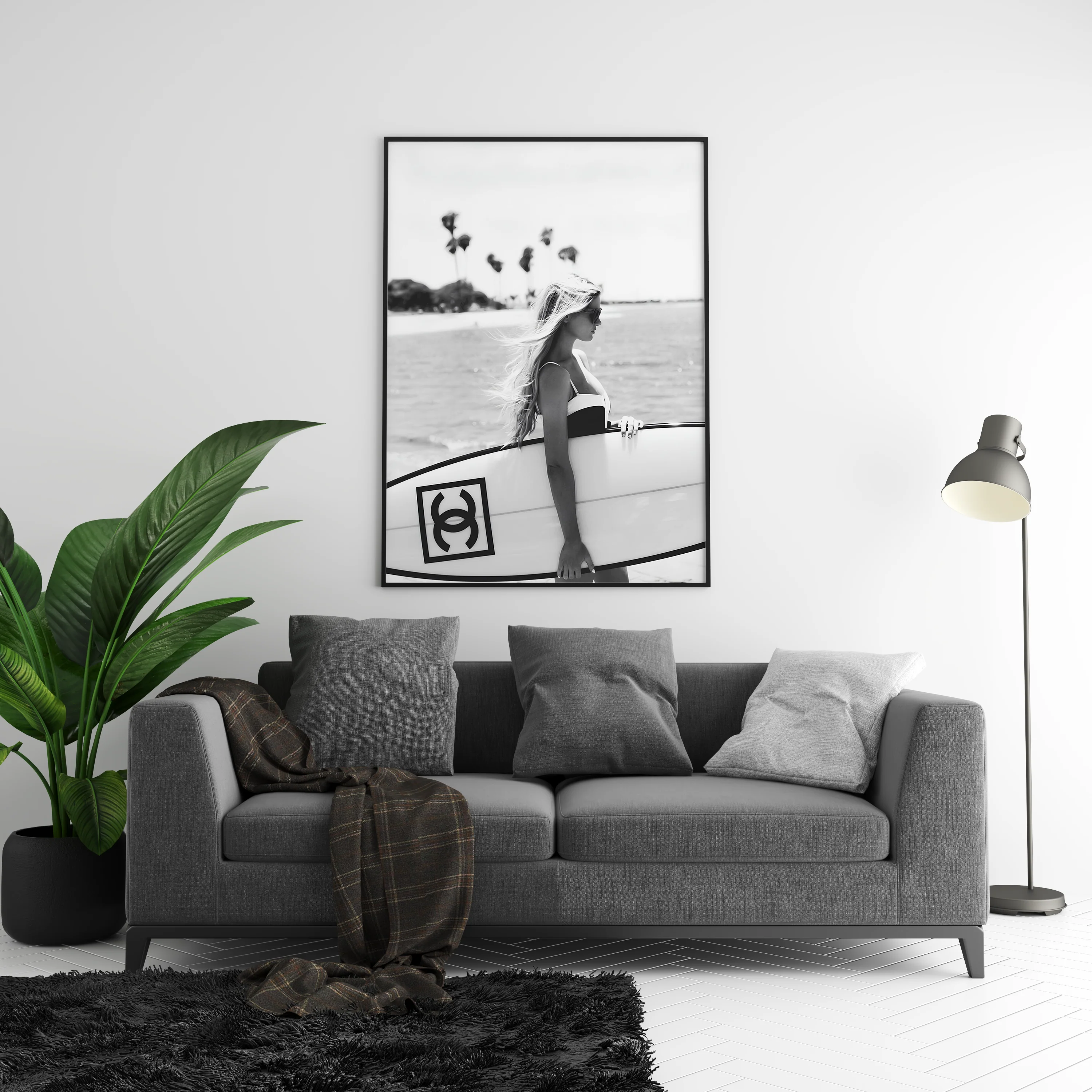 Chanel Surf Poster - Image 4