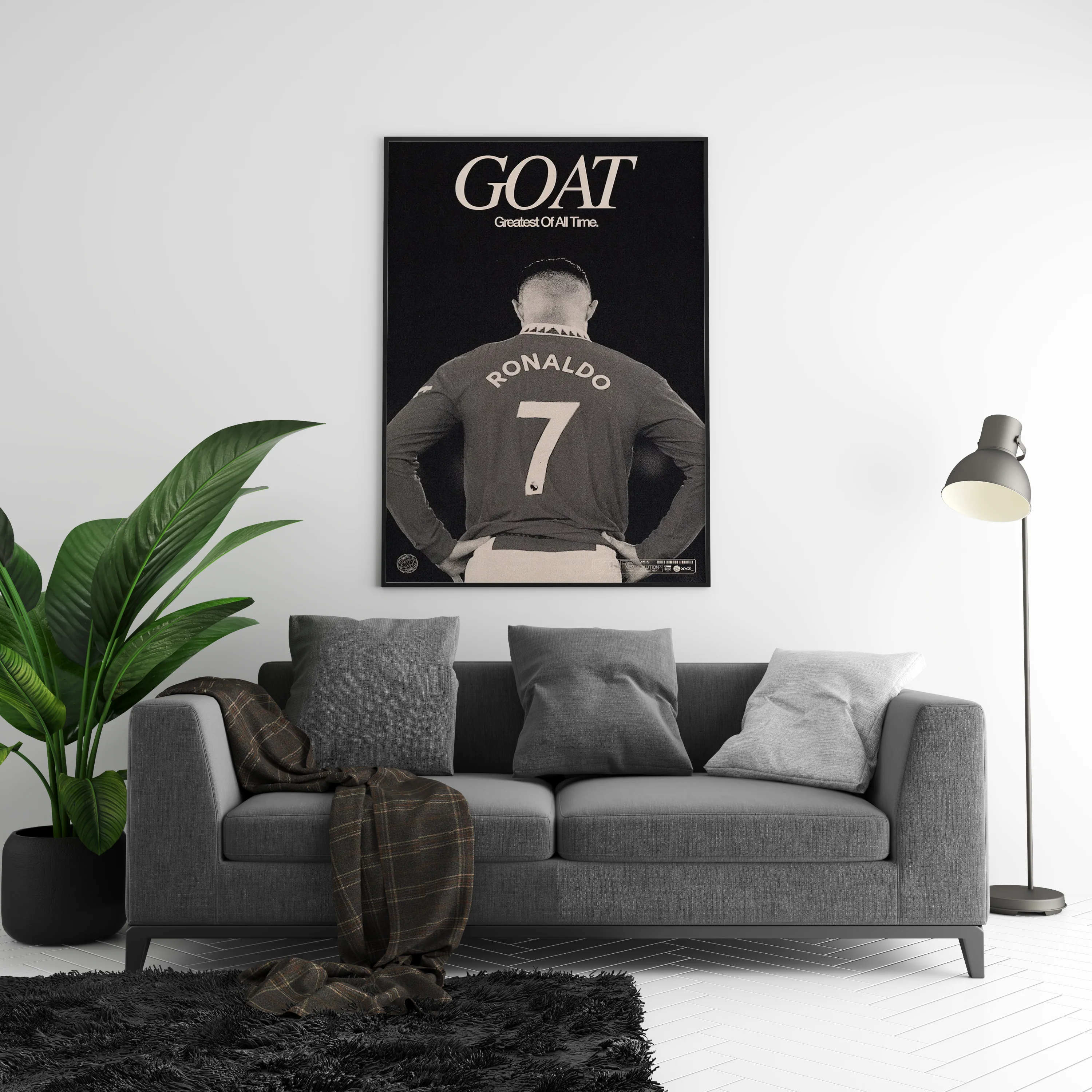 Cristiano Ronaldo 'GOAT' Poster - Image 4