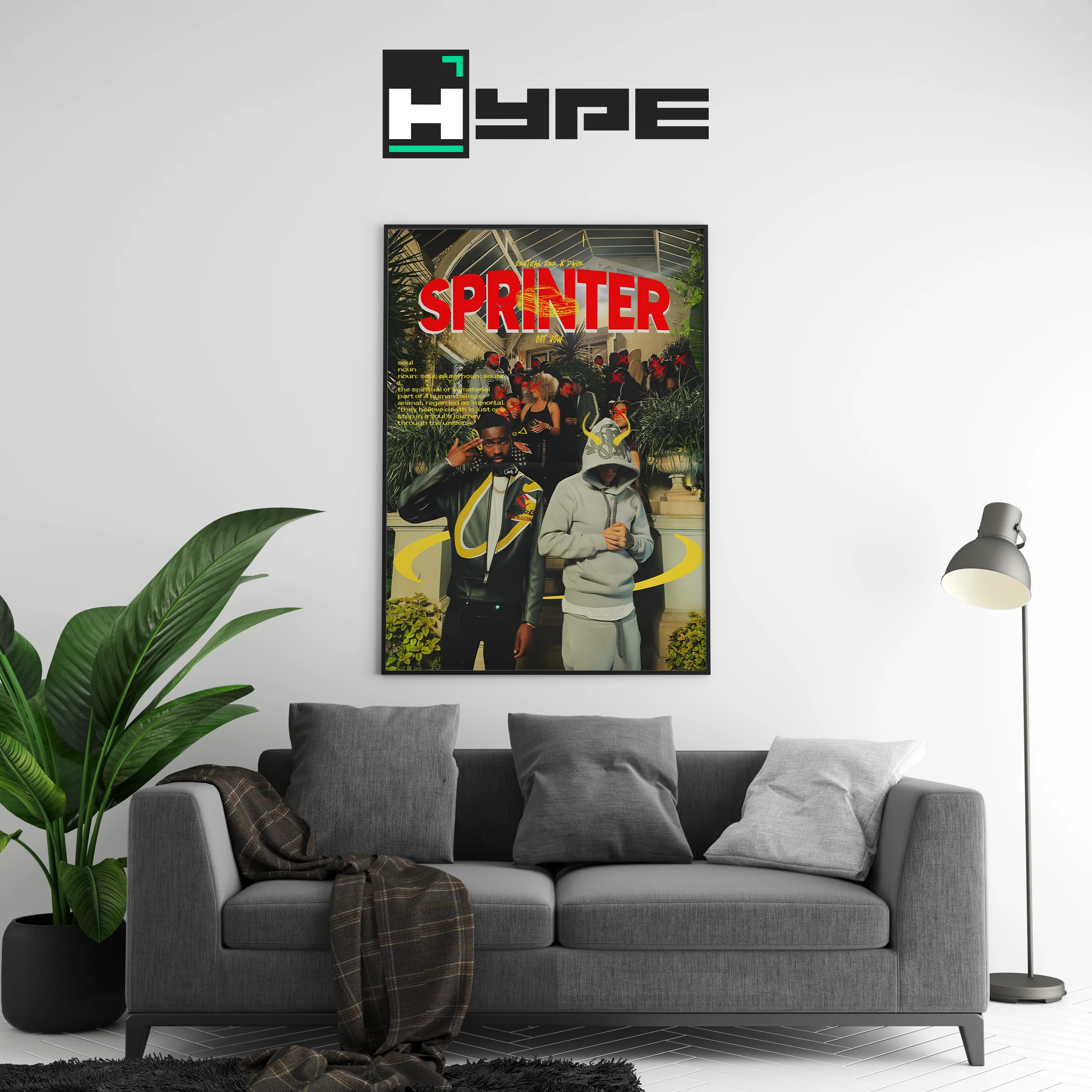Dave & Central Cee Sprinter Poster - Image 2