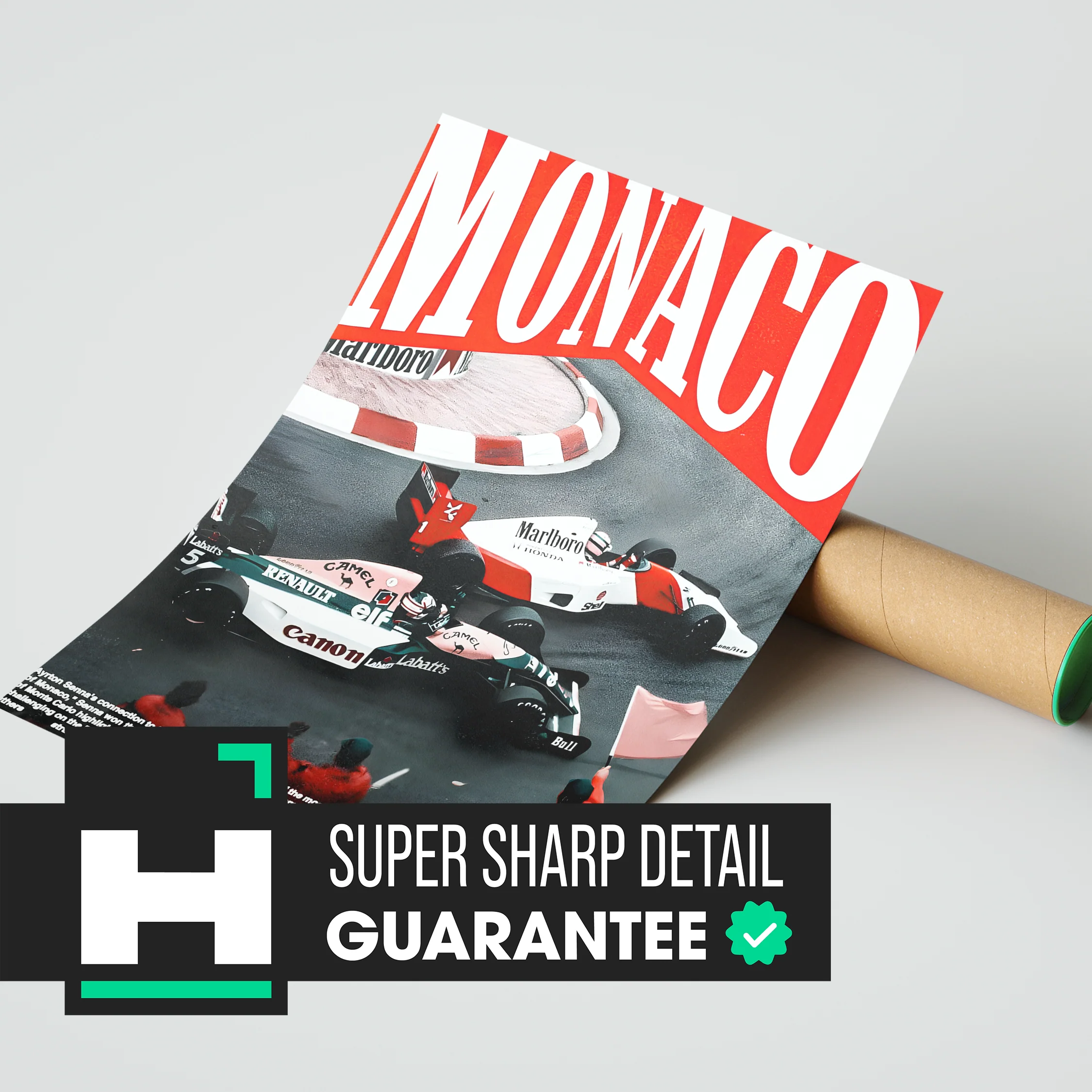 Ferrari Monaco Poster - Image 3