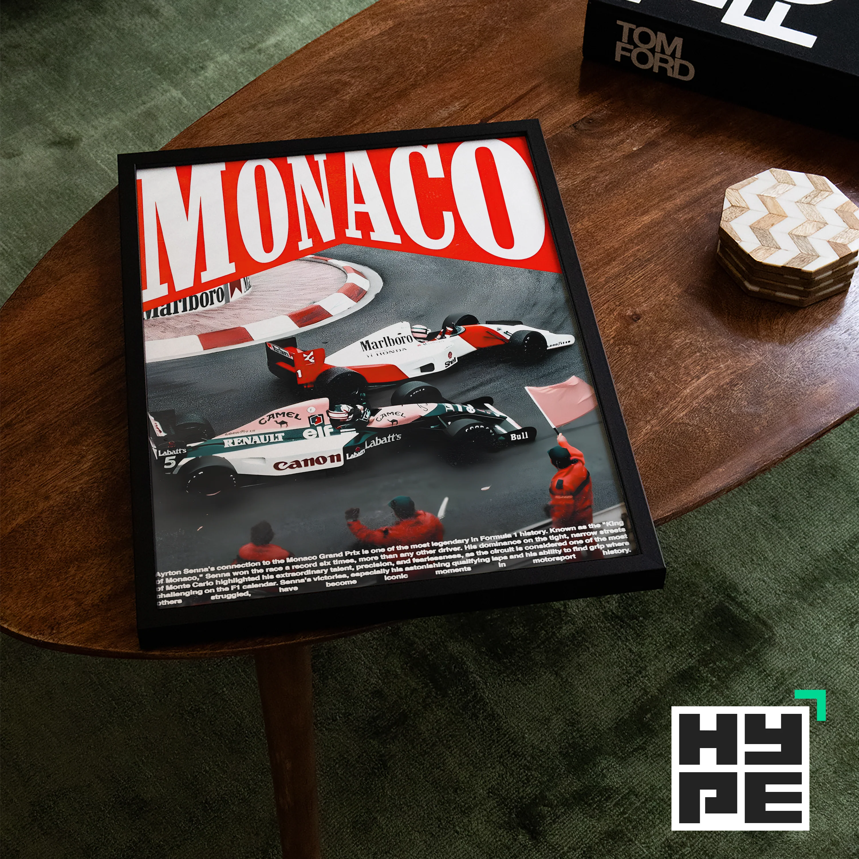 Ferrari Monaco Poster - Image 4