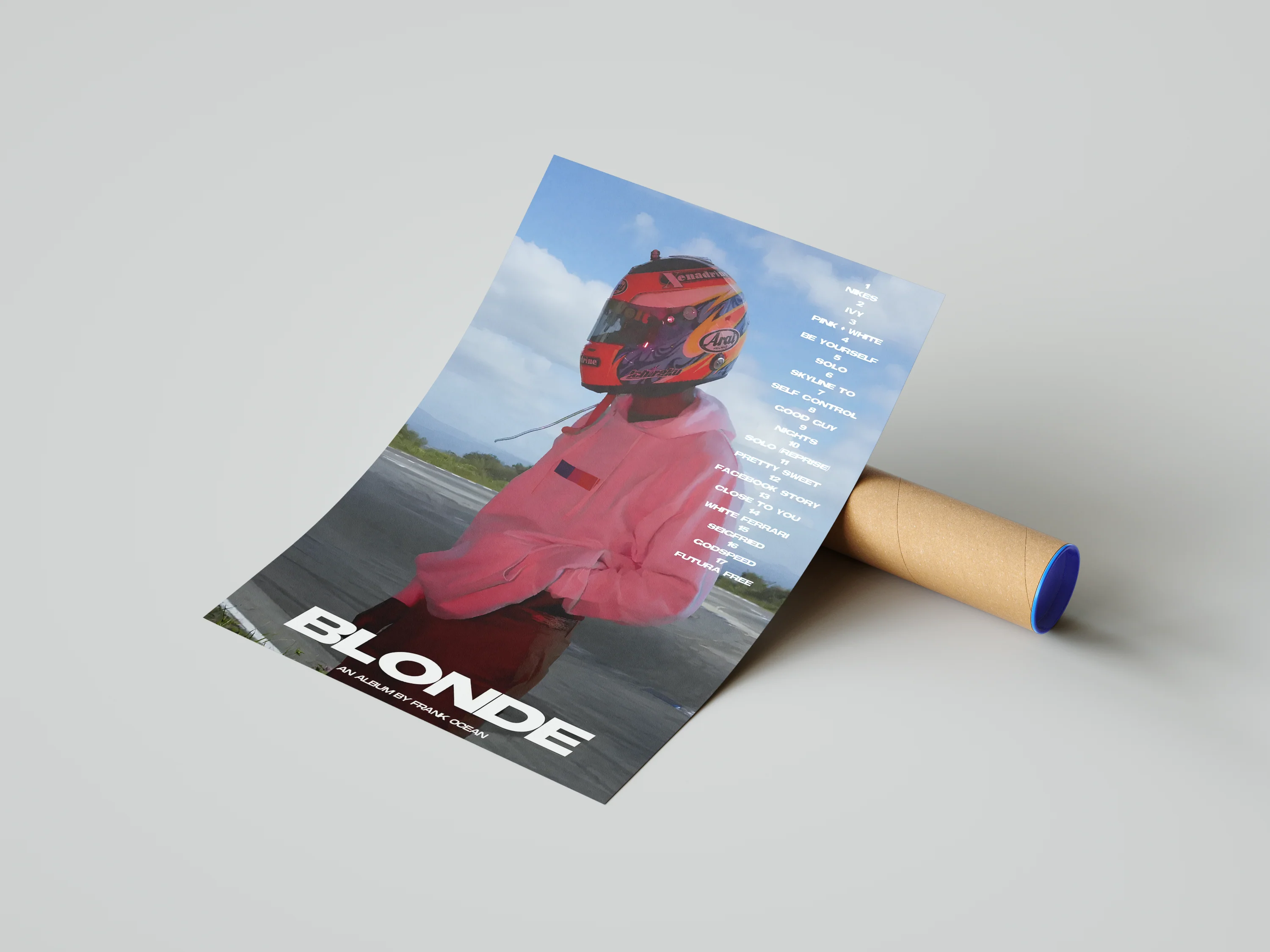 Frank Ocean 'Blonde' Aesthetic Poster - Image 3