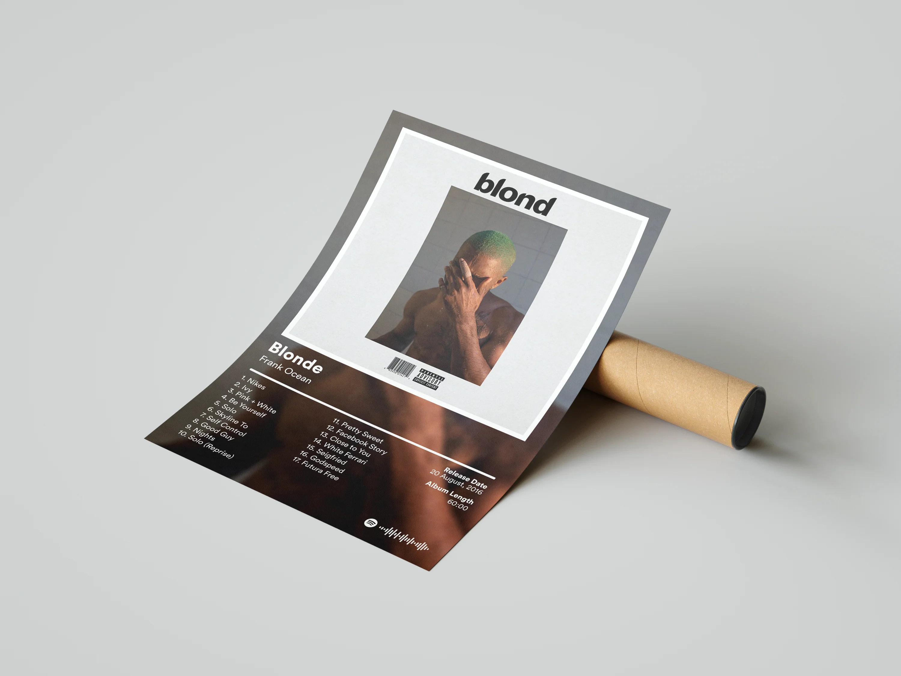 Frank Ocean 'Blonde' Album Poster - Image 4