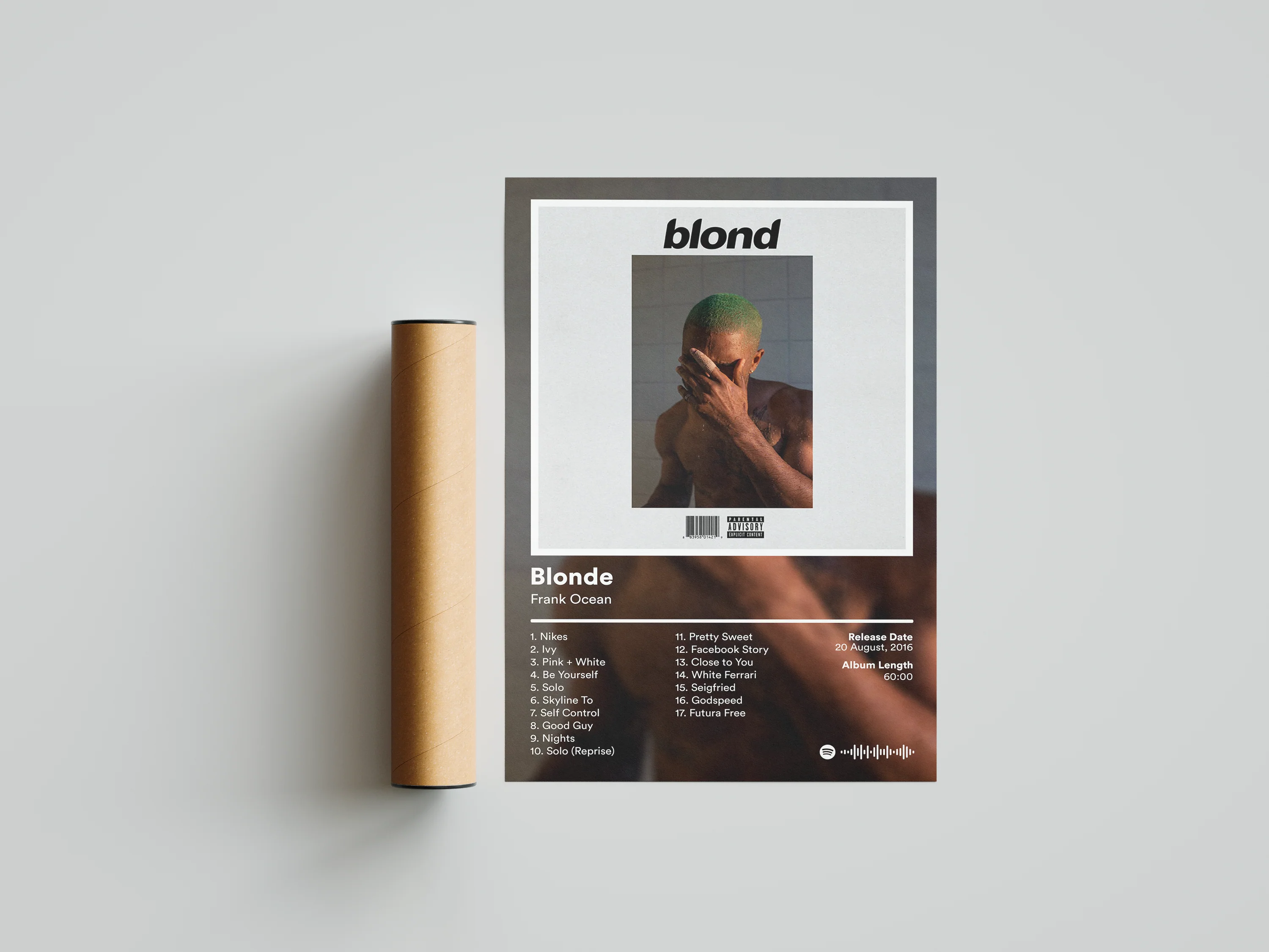 Frank Ocean 'Blonde' Album Poster - Image 6