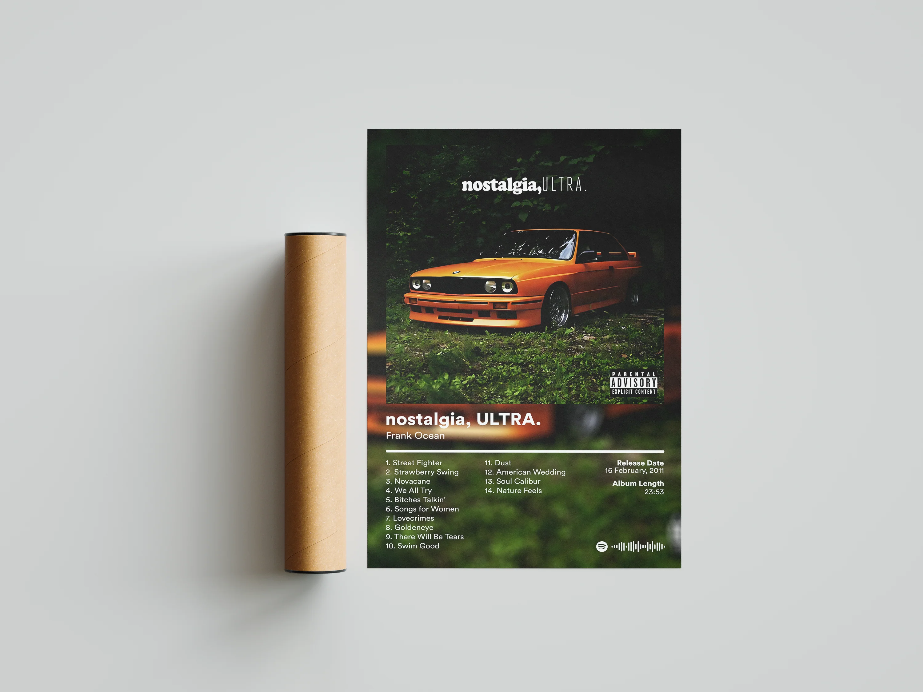 Frank Ocean 'nostalgia, ULTRA' Album Poster - Image 6