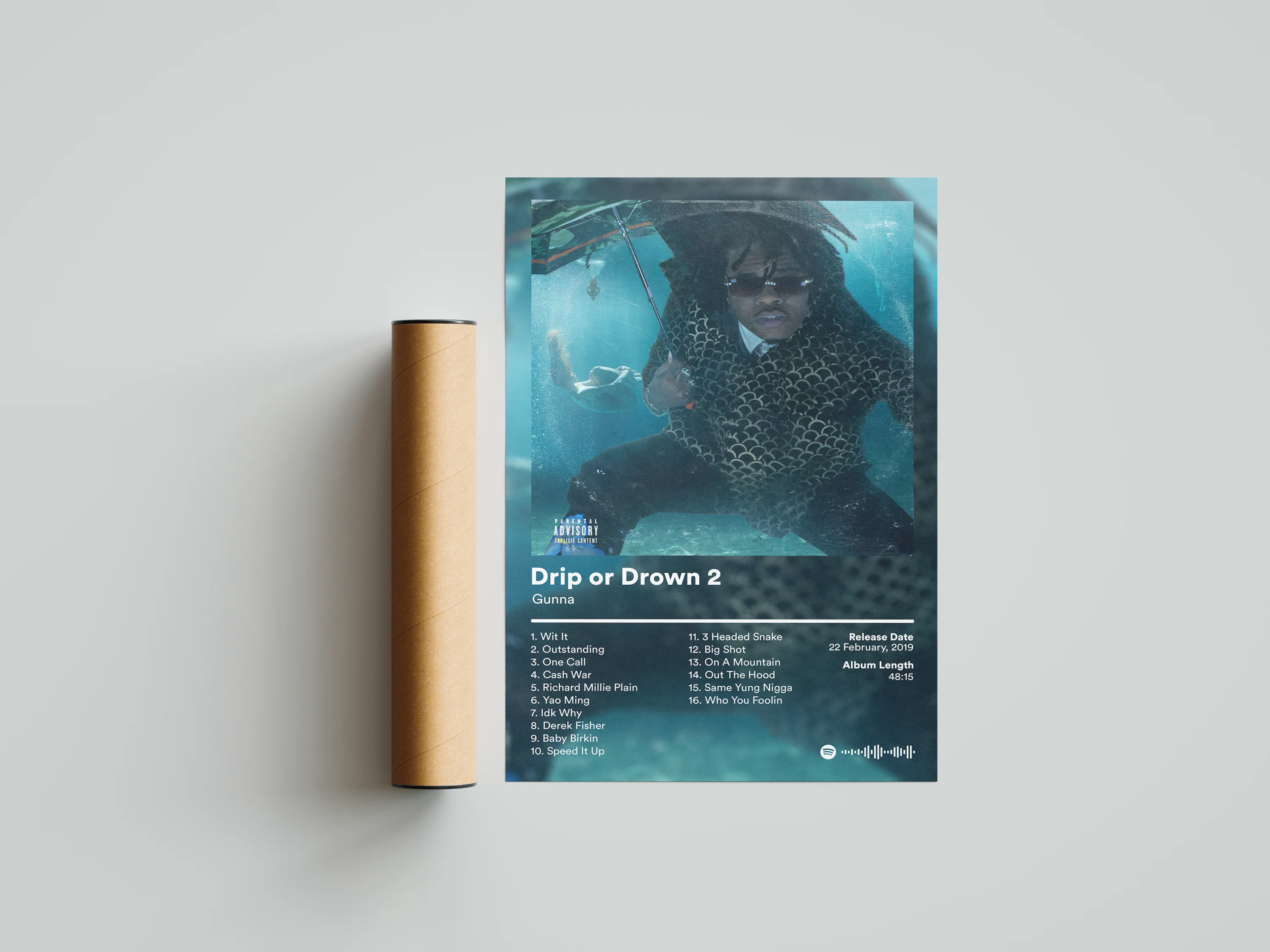 Gunna 'Drip or Drown 2' Album Poster - Image 6