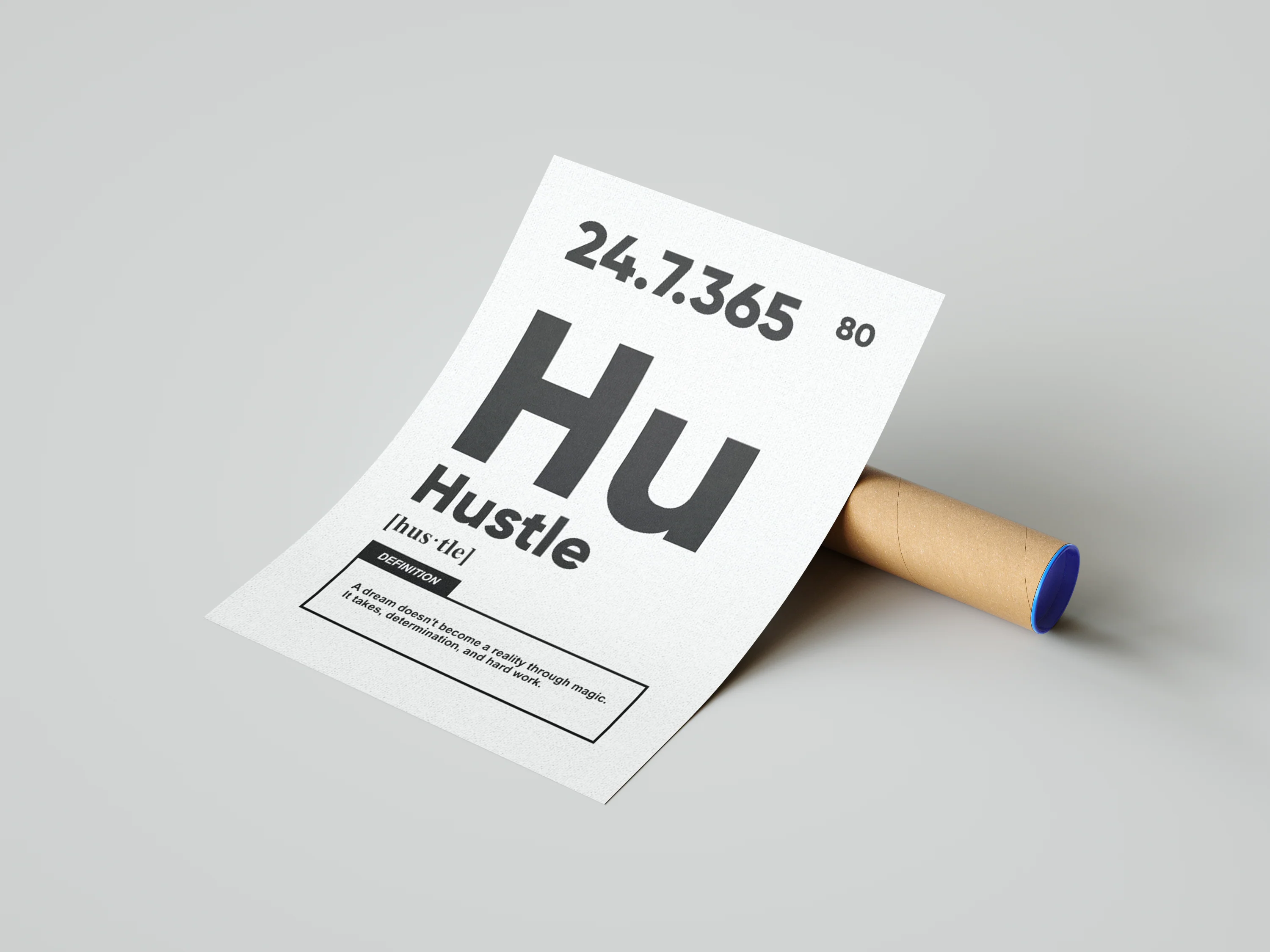 Hustle Definition Poster - Image 3
