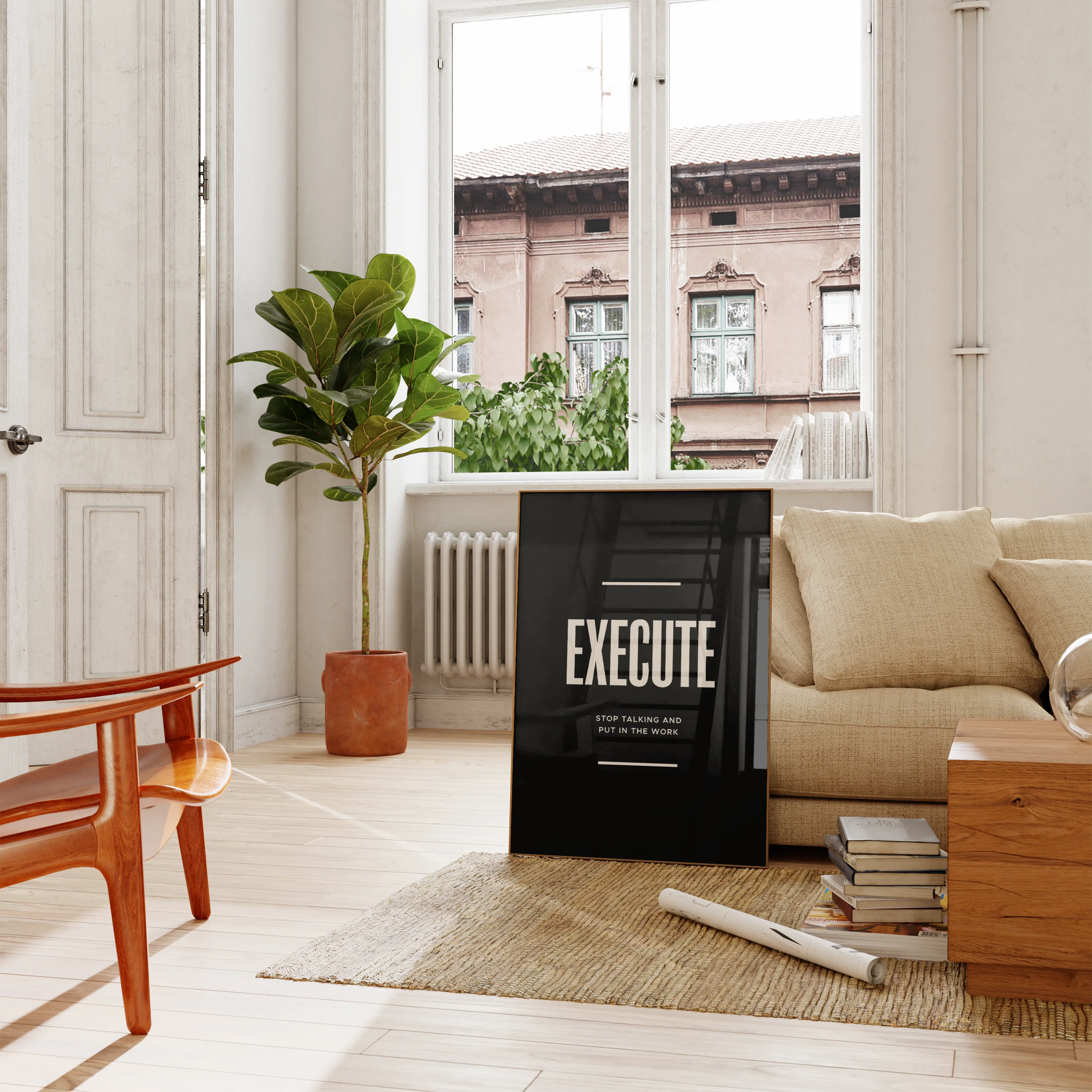 Hustle Grind Execute Motivational Poster Set - Image 5