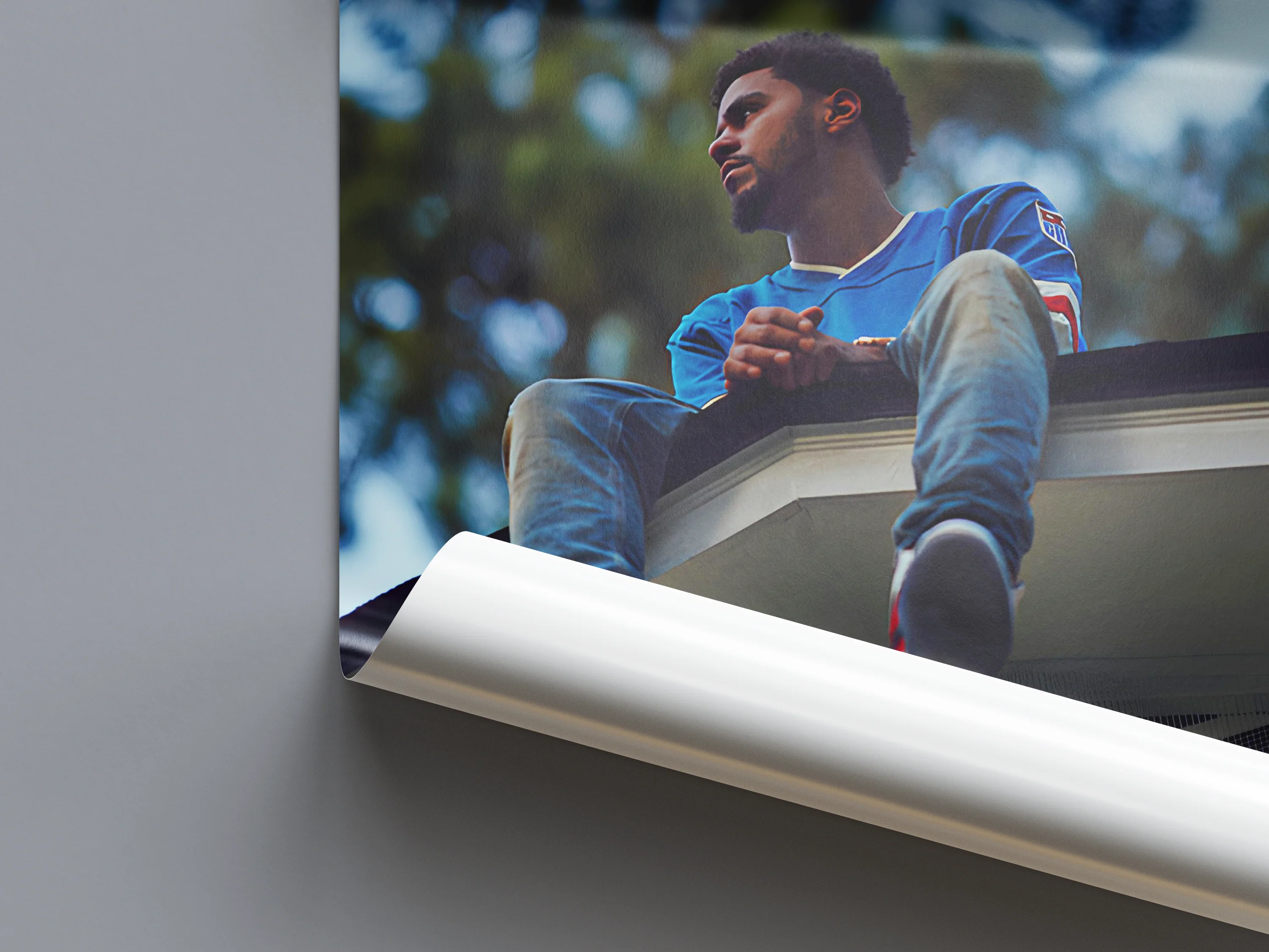 J Cole '2014 Forest Hills Drive' Spotify Poster - Image 3