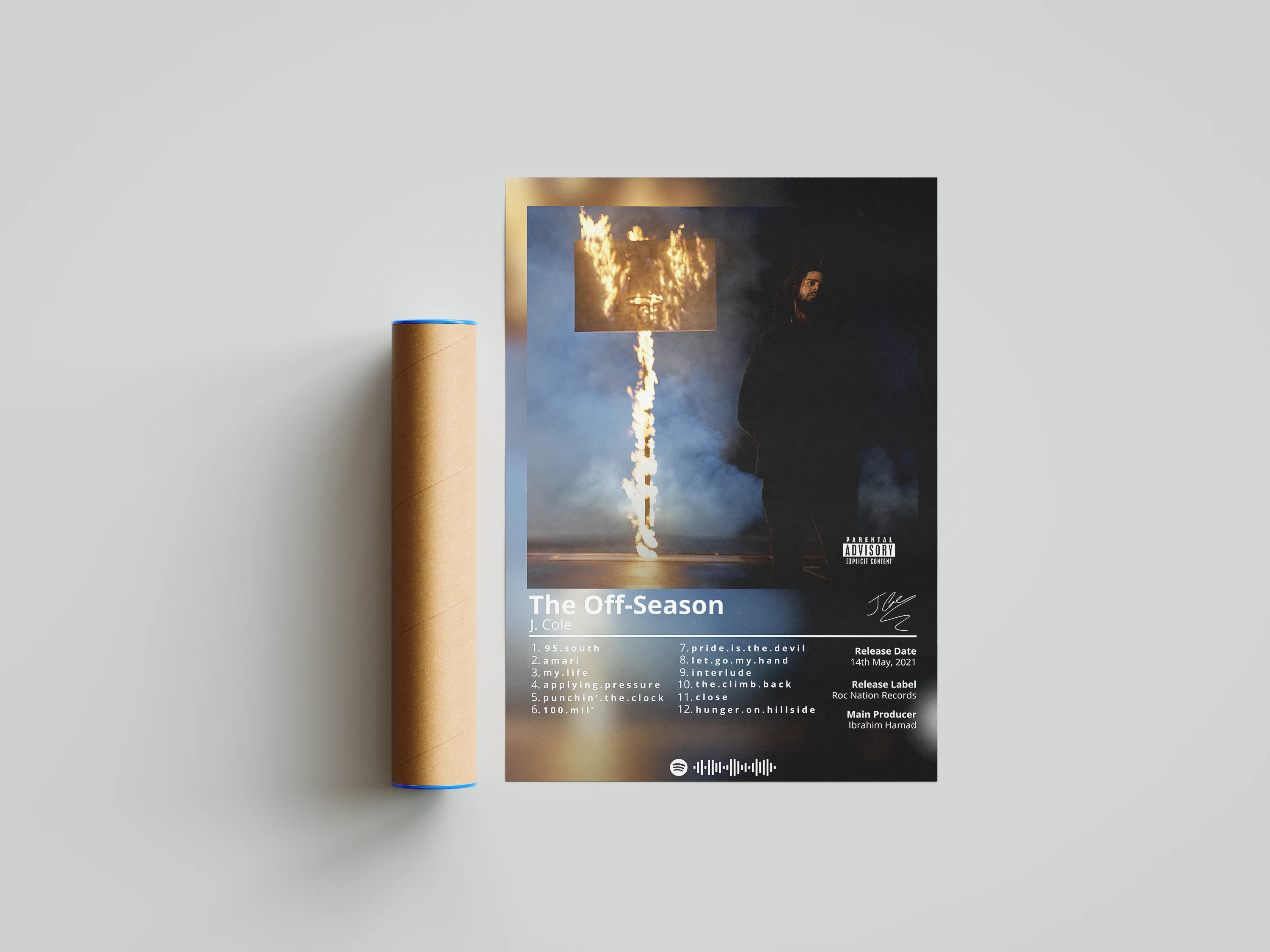 J Cole 'The Off-Season' Album Poster - Image 5