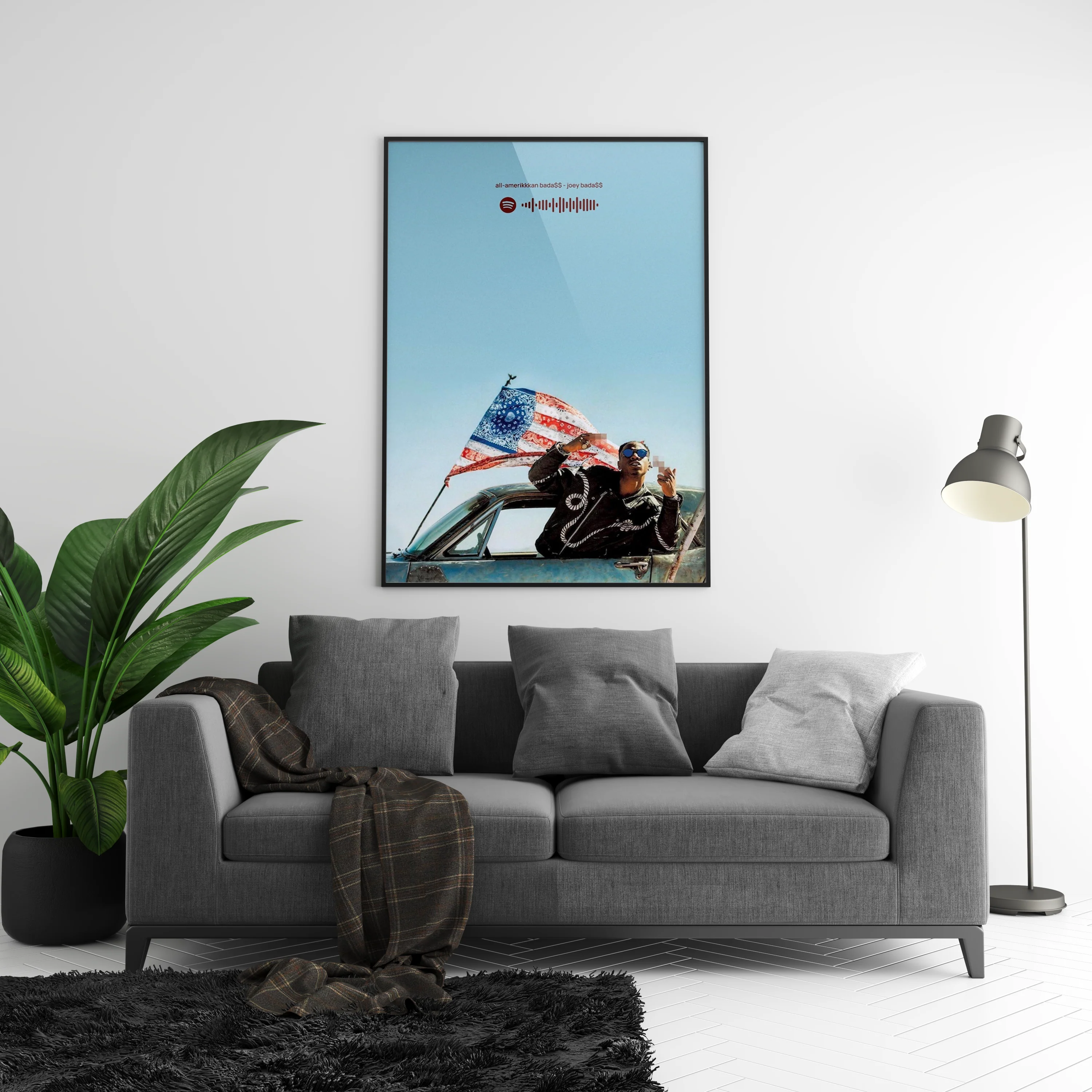 Joey Bada$$ 'All Amerikkkan' Spotify Poster - Image 4