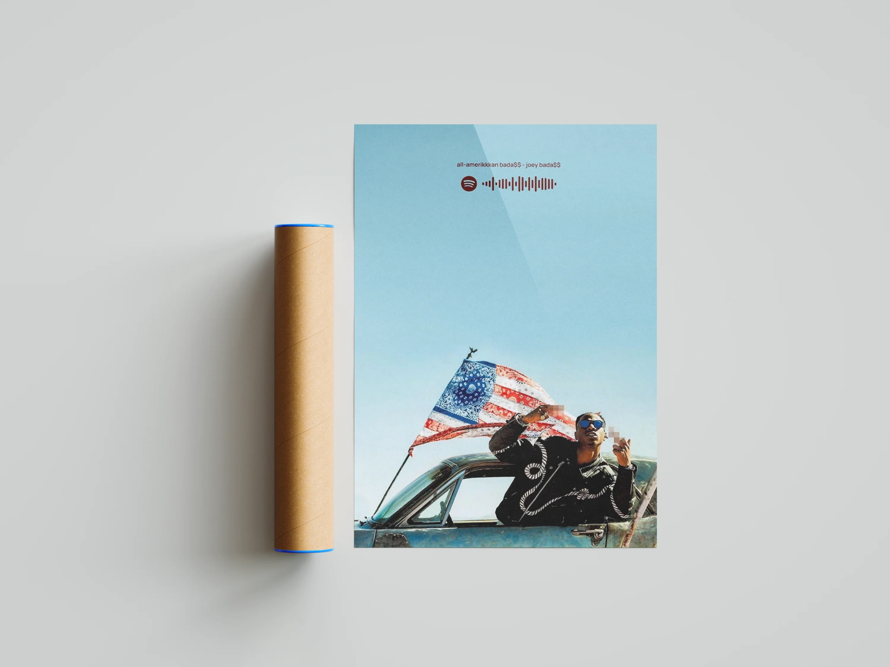 Joey Bada$$ 'All Amerikkkan' Spotify Poster - Image 5