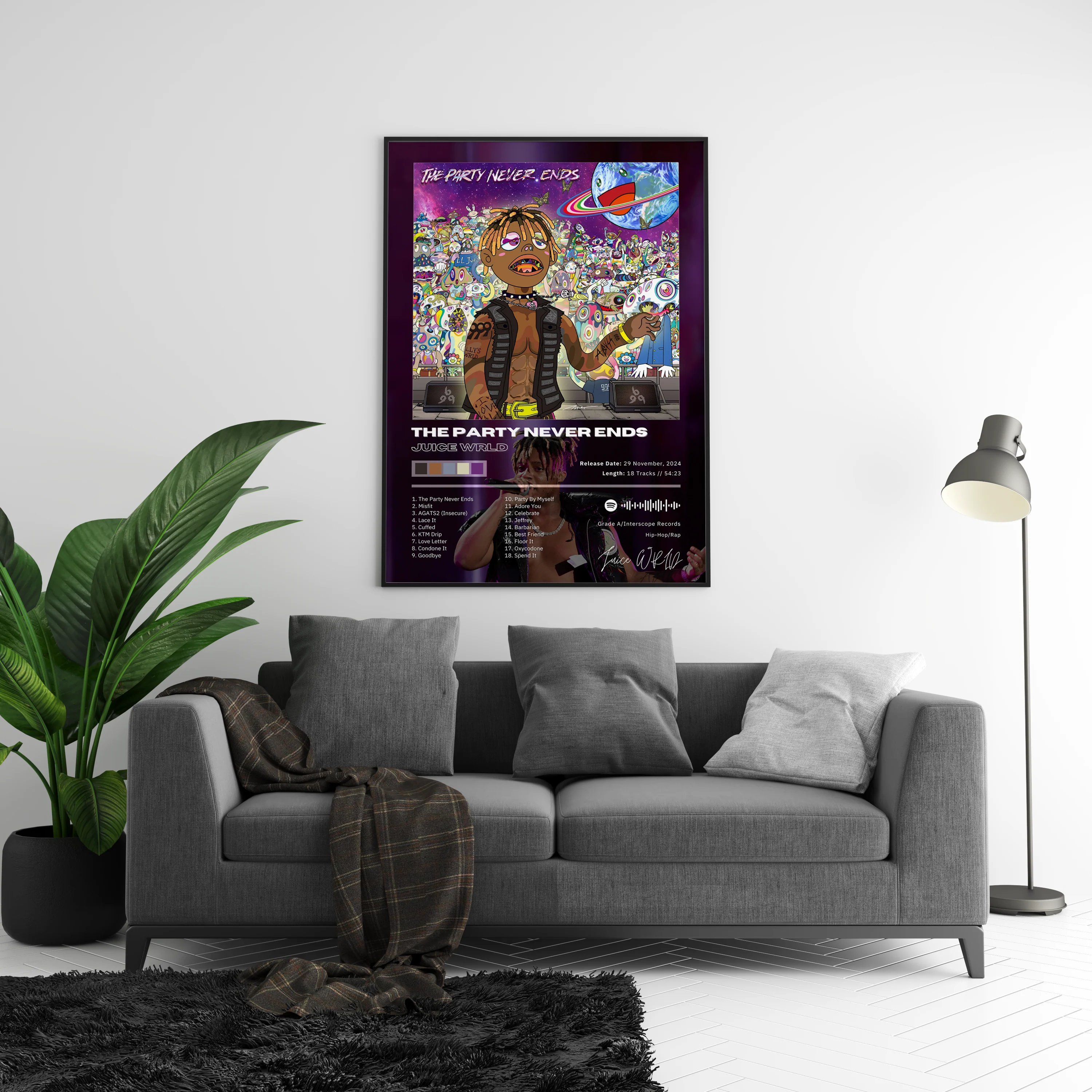 Juice WRLD 'The Party Never Ends' Album Poster - Image 5
