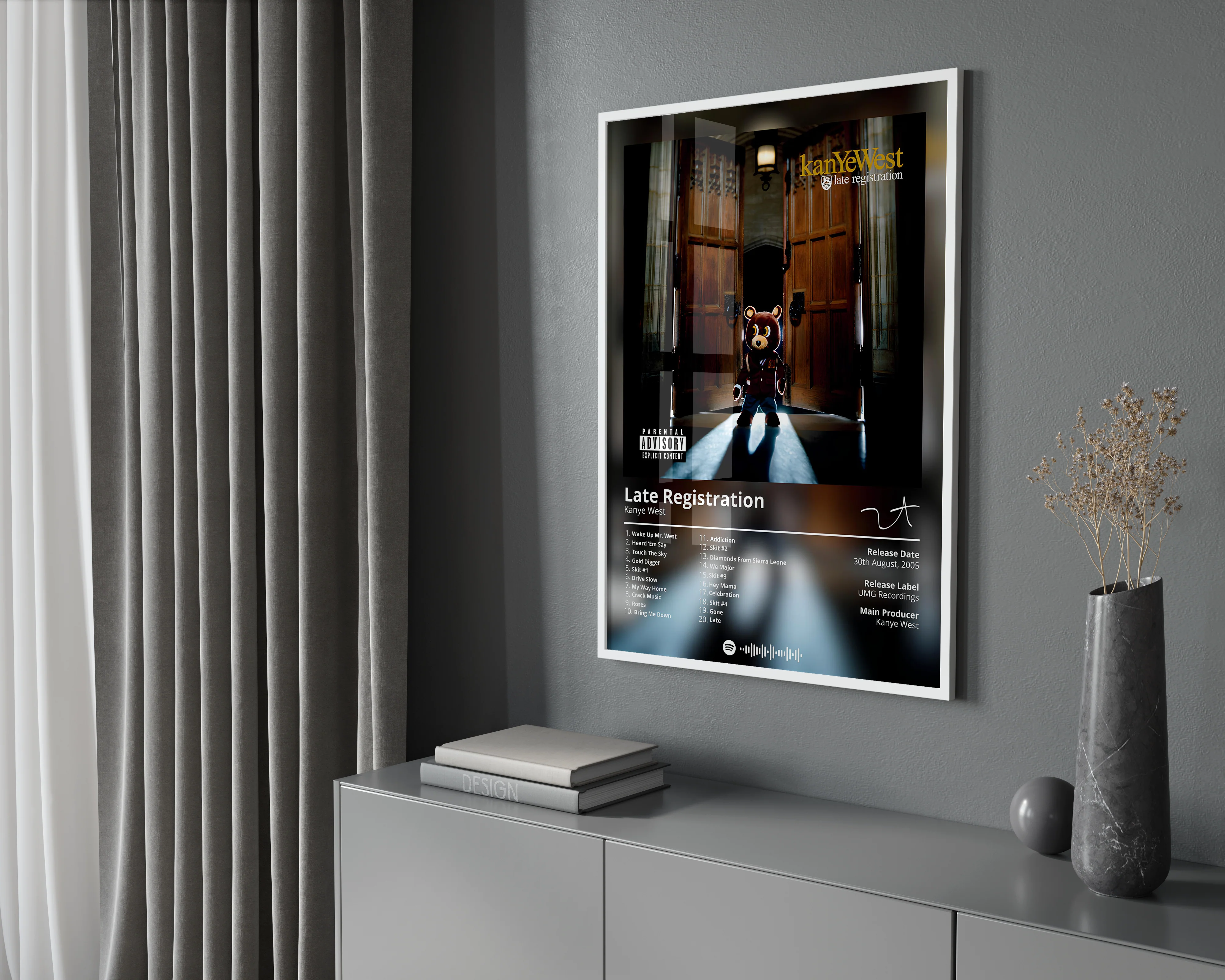 Kanye West 'Late Registration' Album Poster - Image 2