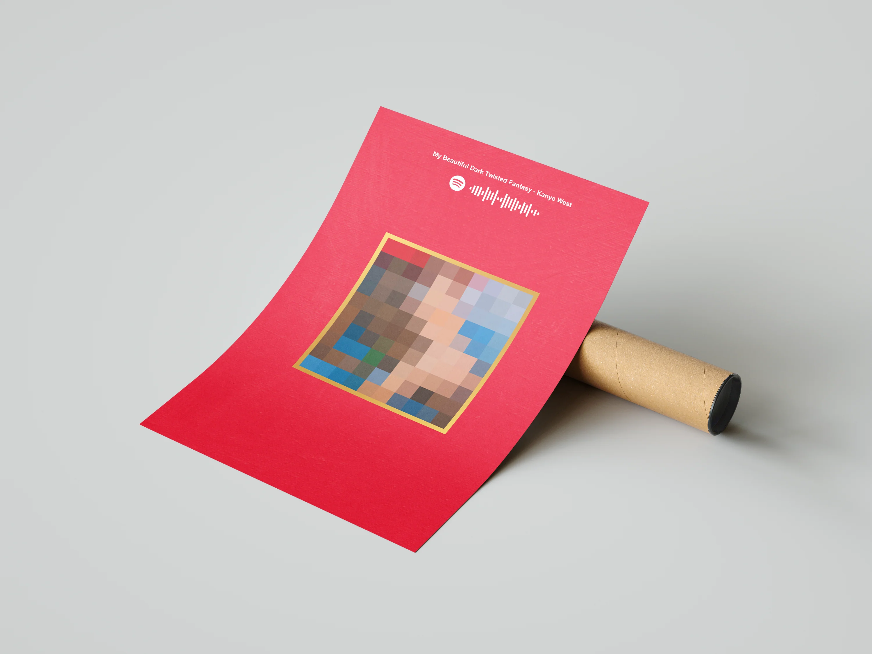 Kanye West 'My Beautiful Dark Twisted Fantasy' Spotify Poster - Image 4
