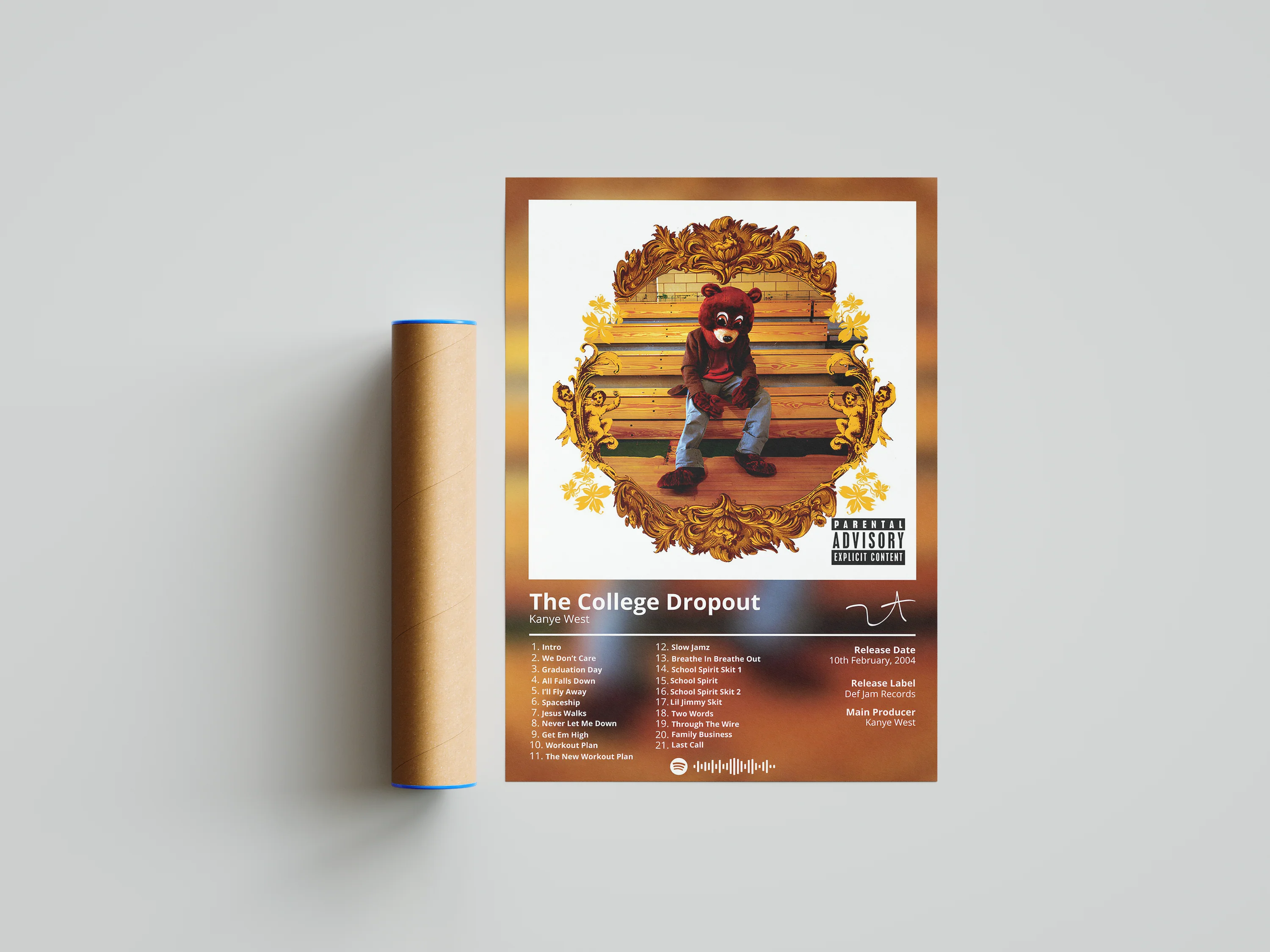 Kanye West 'The College Dropout' Album Poster - Image 6