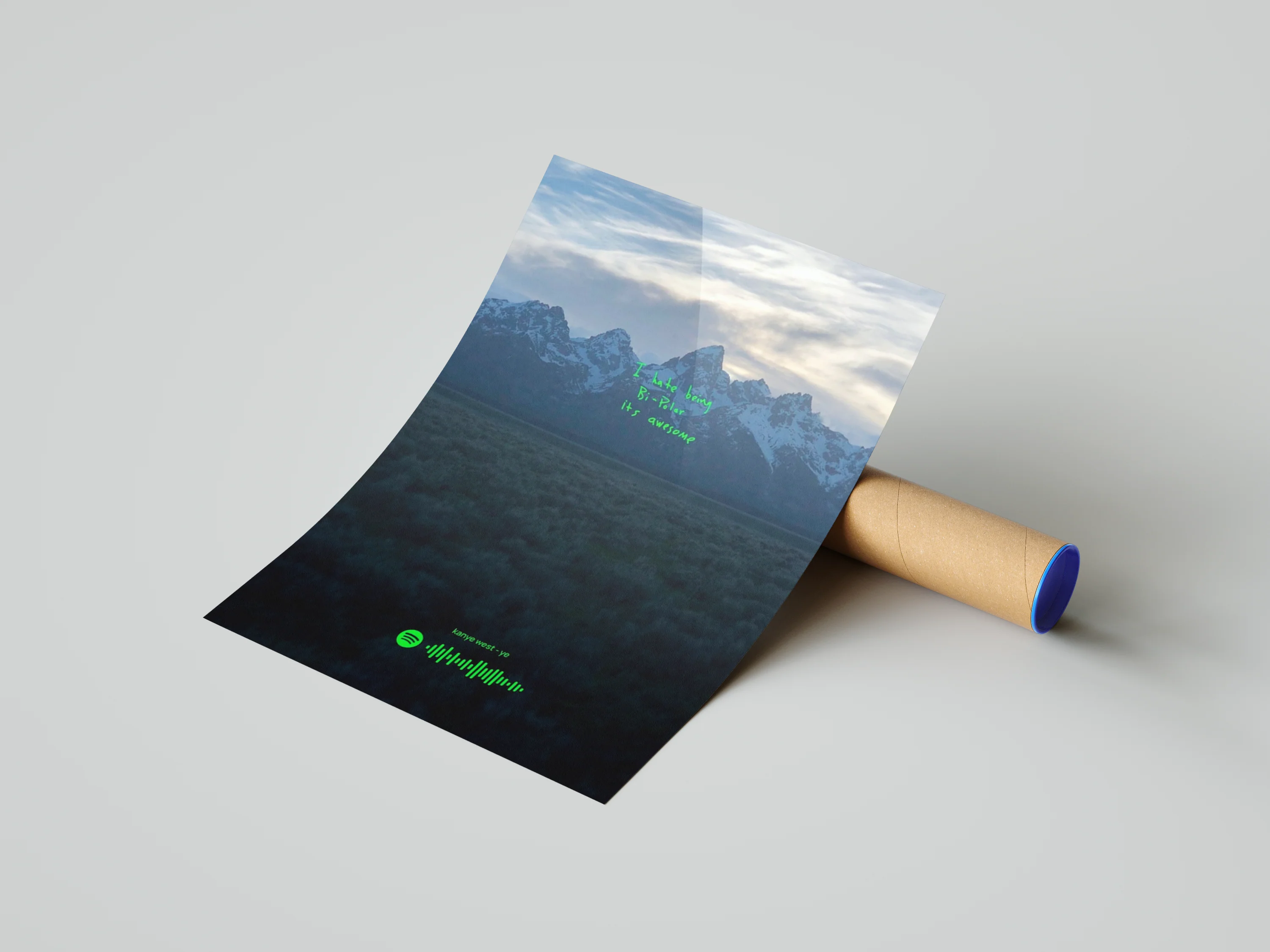 Kanye West 'Ye' Spotify Poster - Image 3