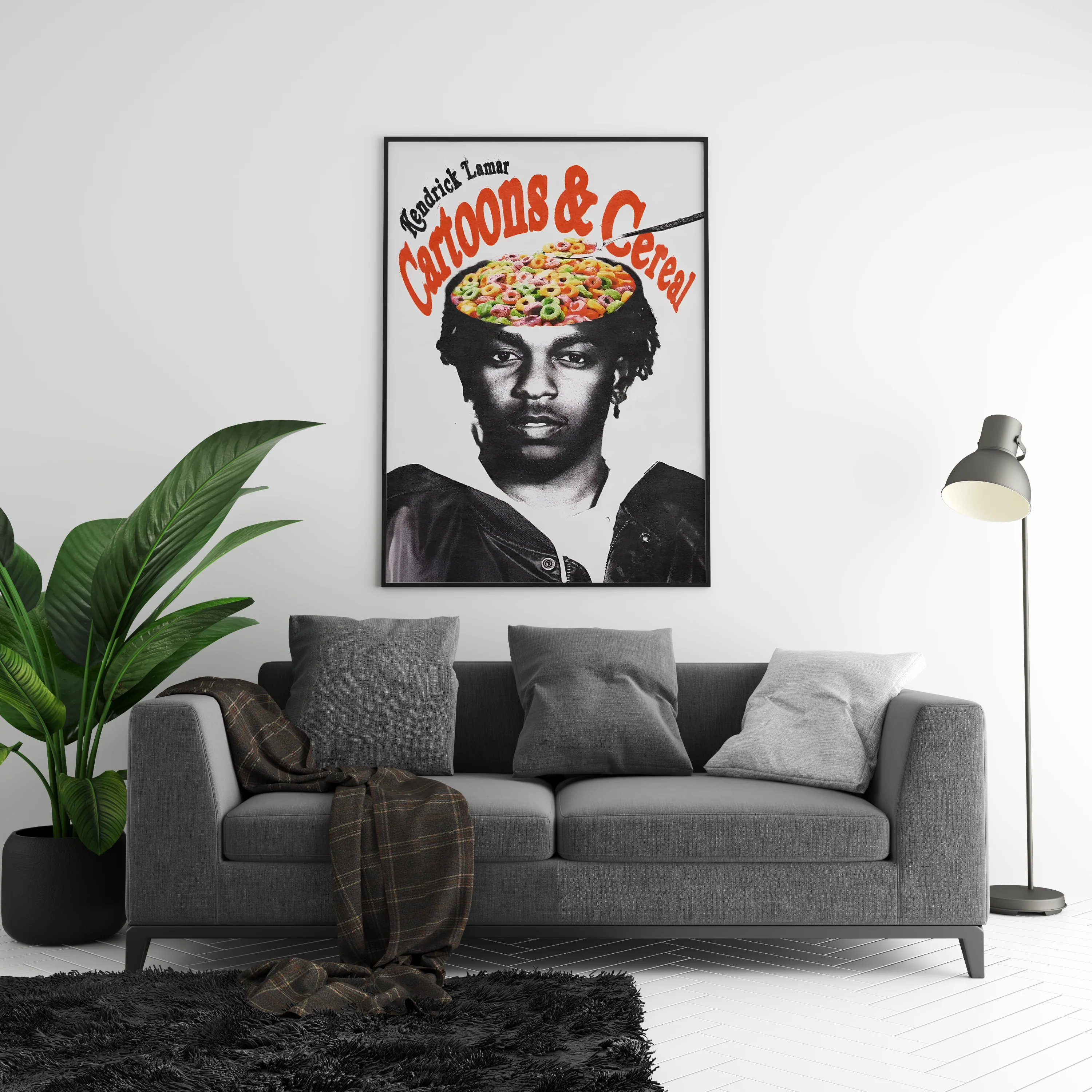 Kendrick Lamar - Cartoons & Cereal Poster - Image 4