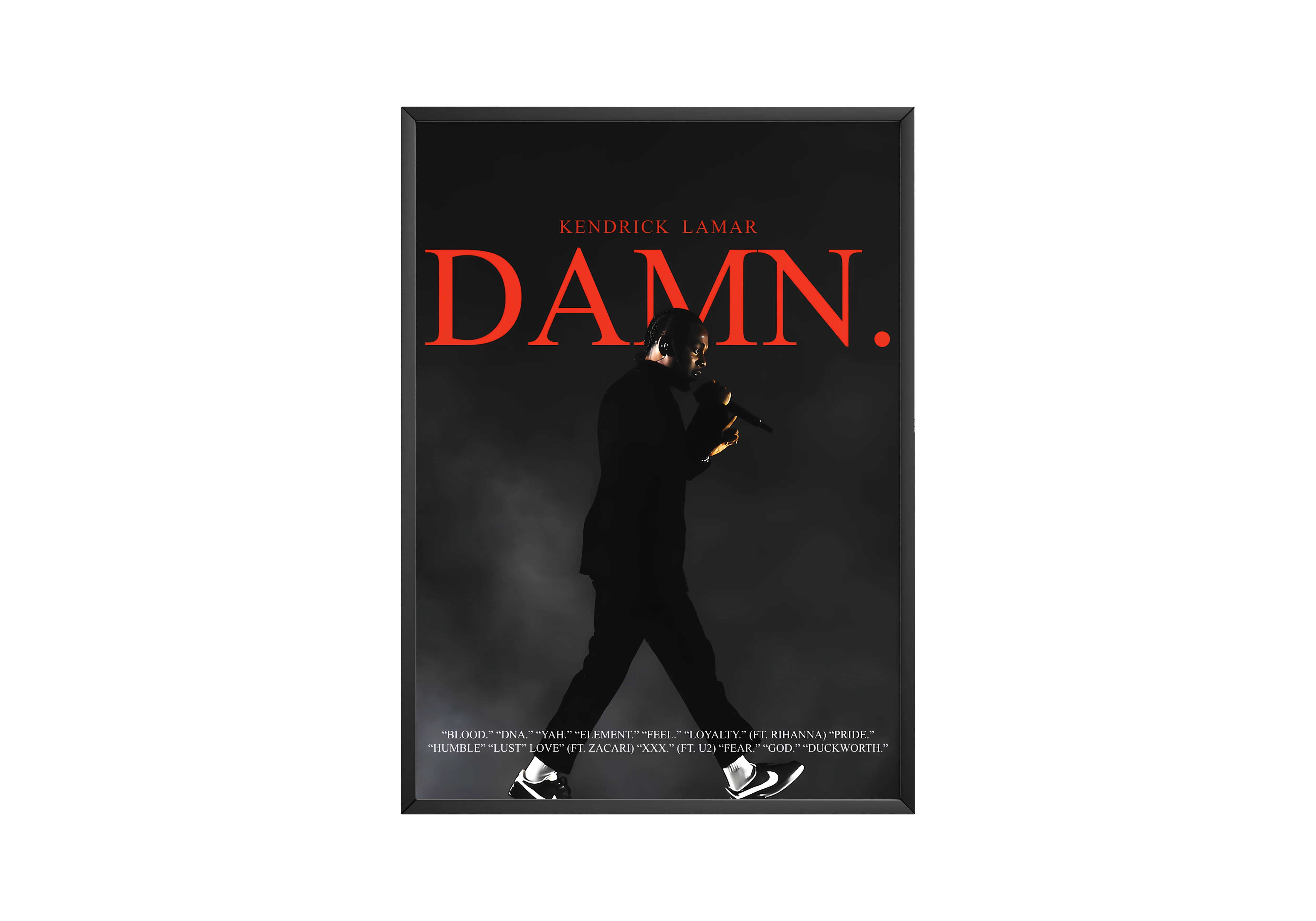 Kendrick Lamar 'DAMN' Poster