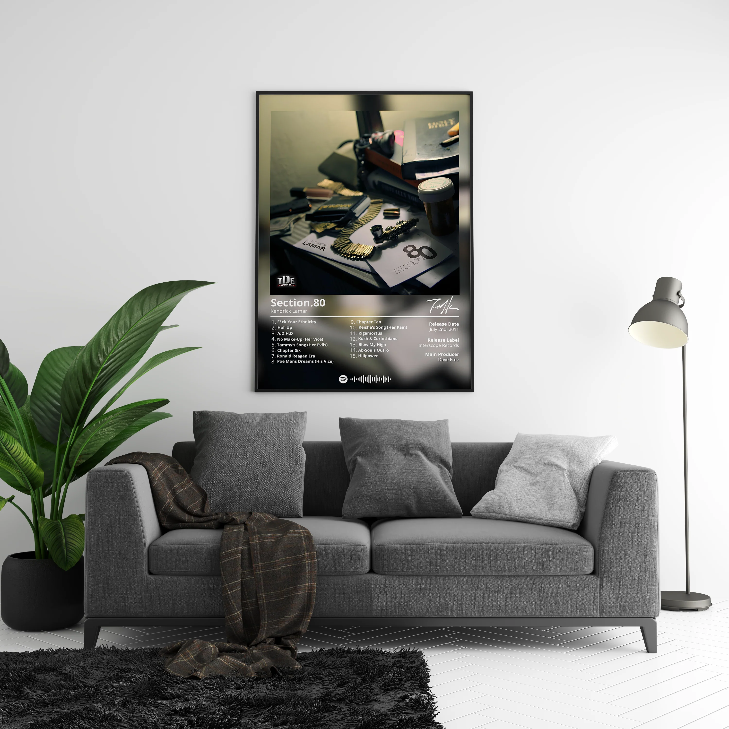 Kendrick Lamar - "Section 80" Album Poster - Image 4