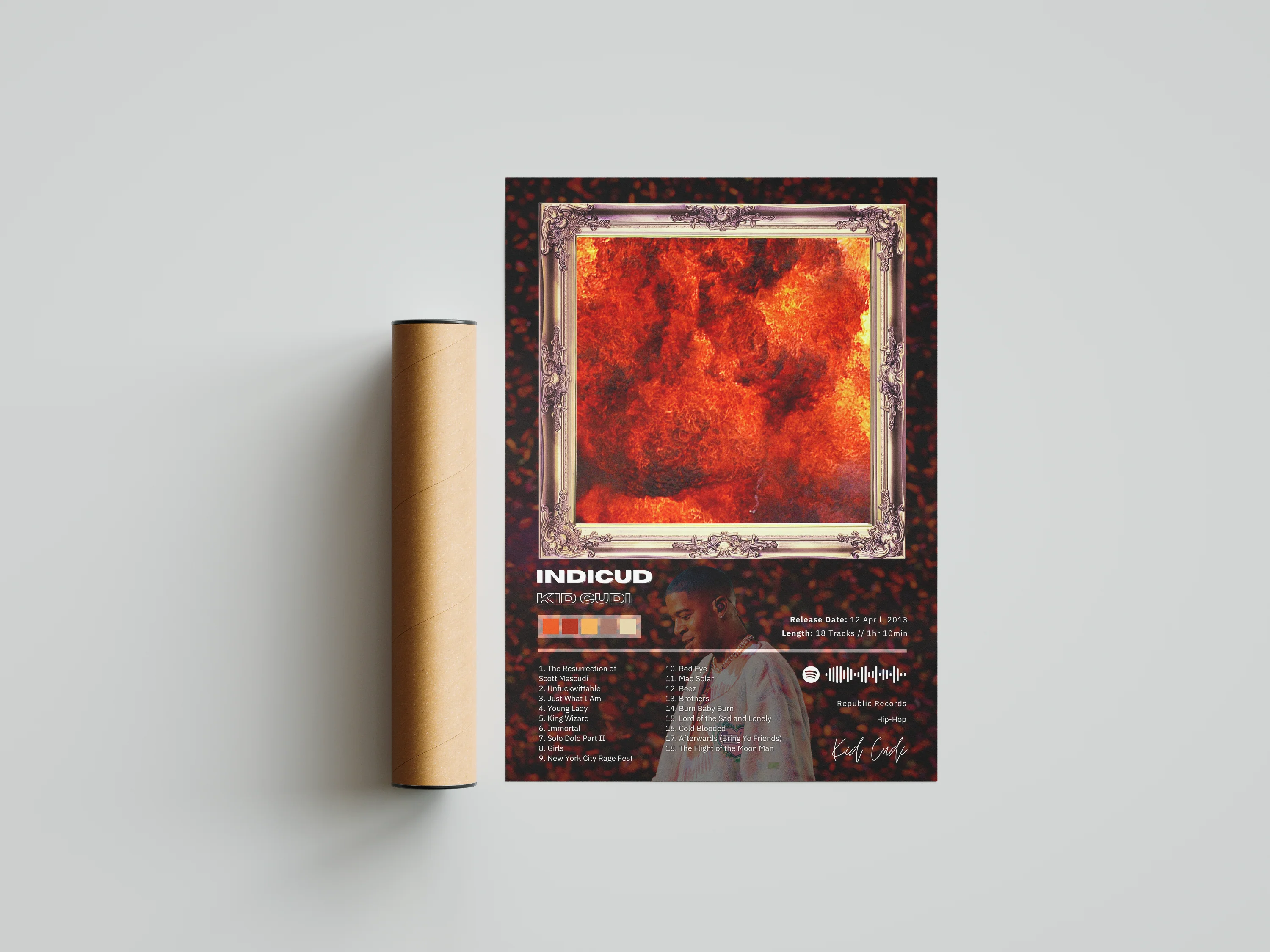 Kid Cudi 'Indicud' Album Poster - Image 6