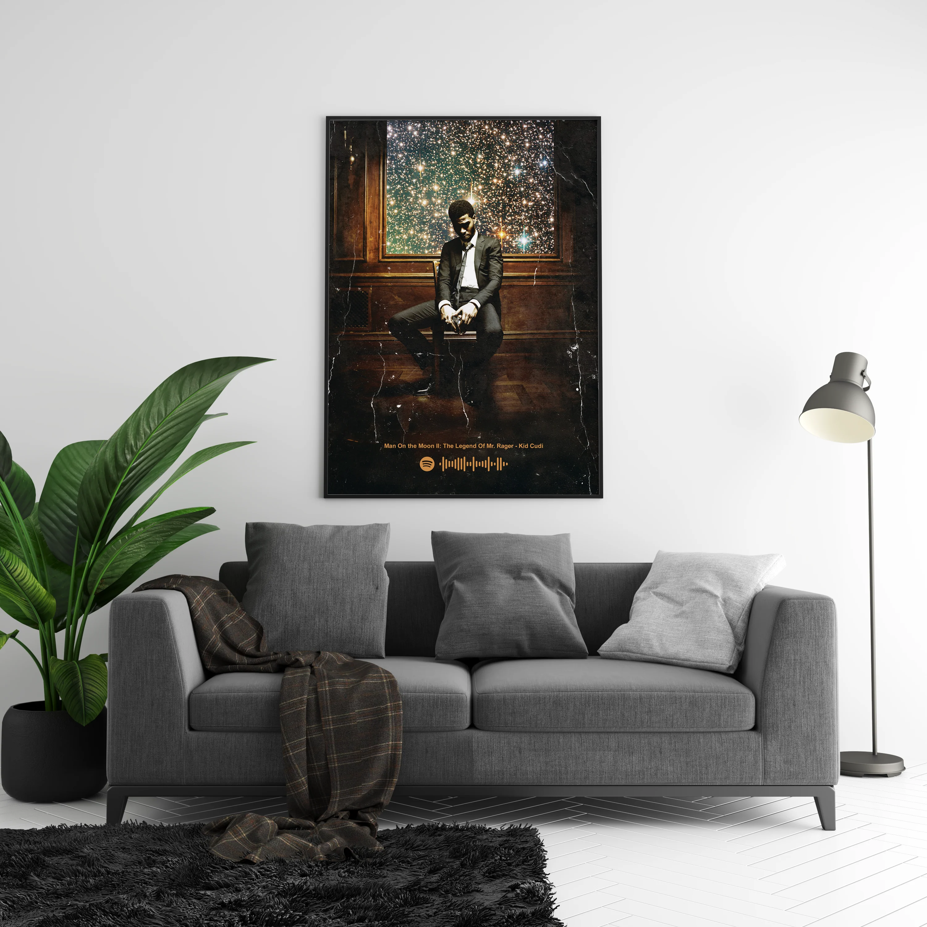 Kid Cudi 'Man On The Moon II: The Legend Of Mr. Rager' Spotify Poster - Image 5