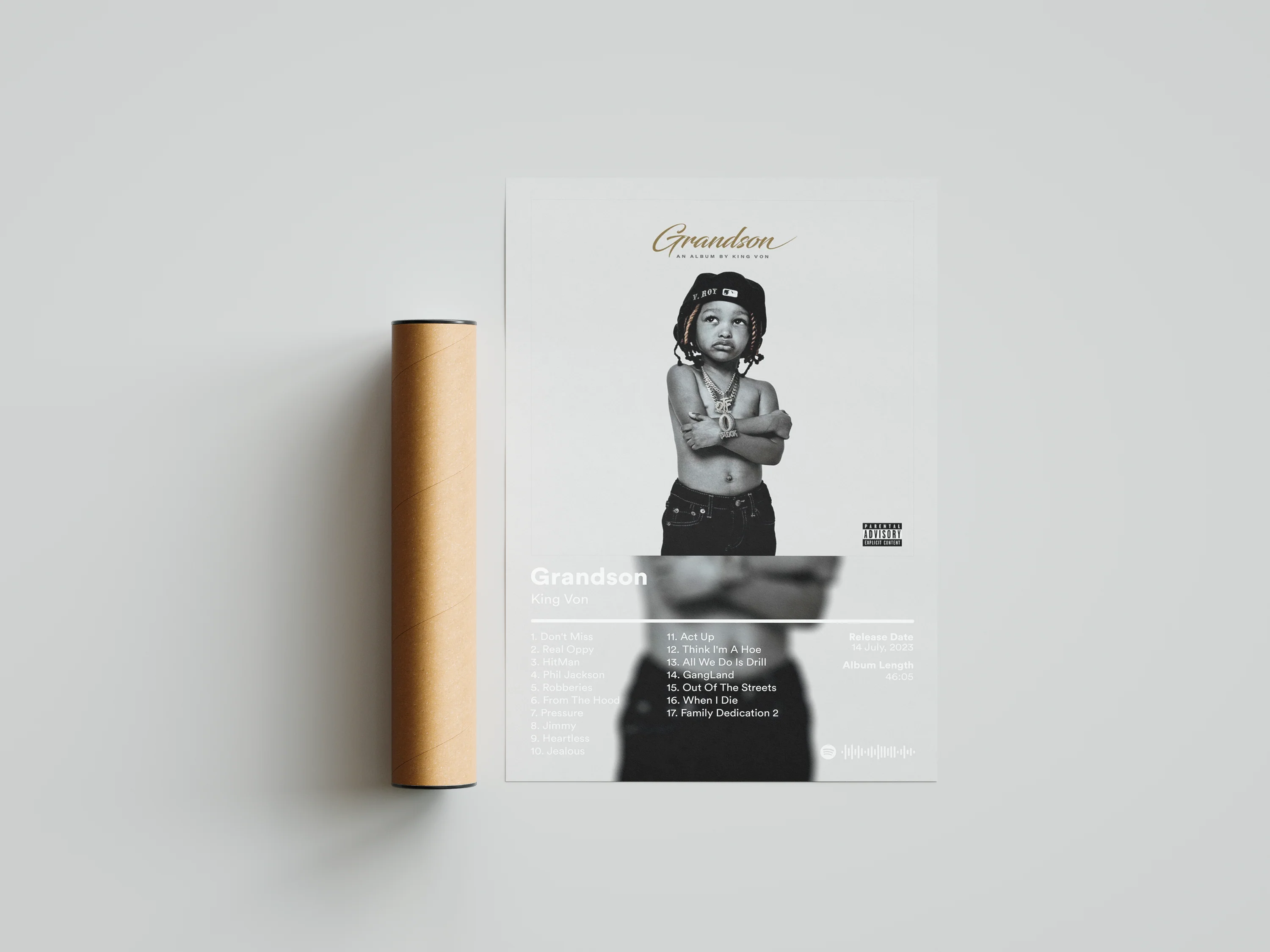 King Von 'Grandson' Album Poster - Image 6