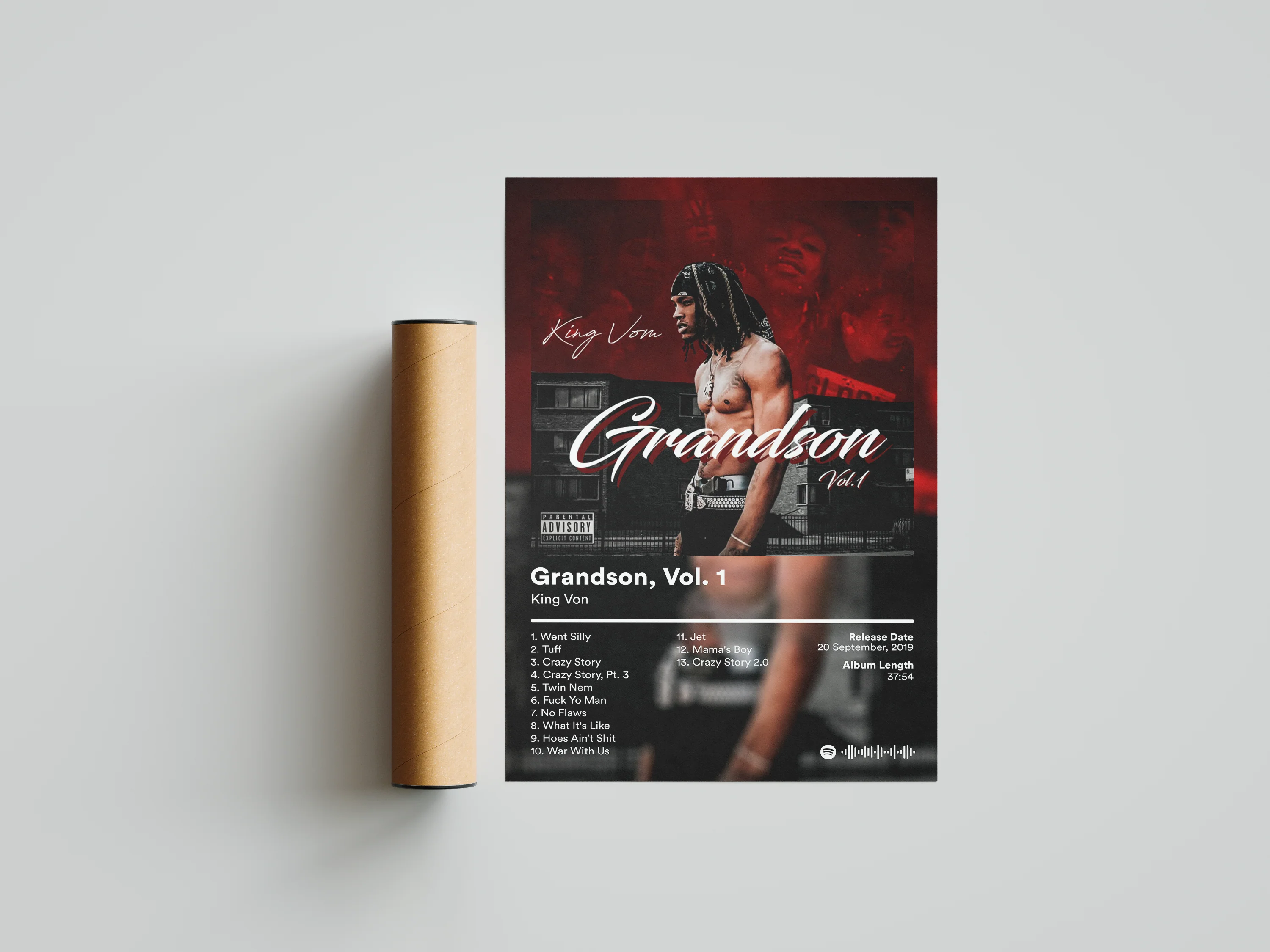 King Von 'Grandson Vol. 1' Album Poster - Image 6