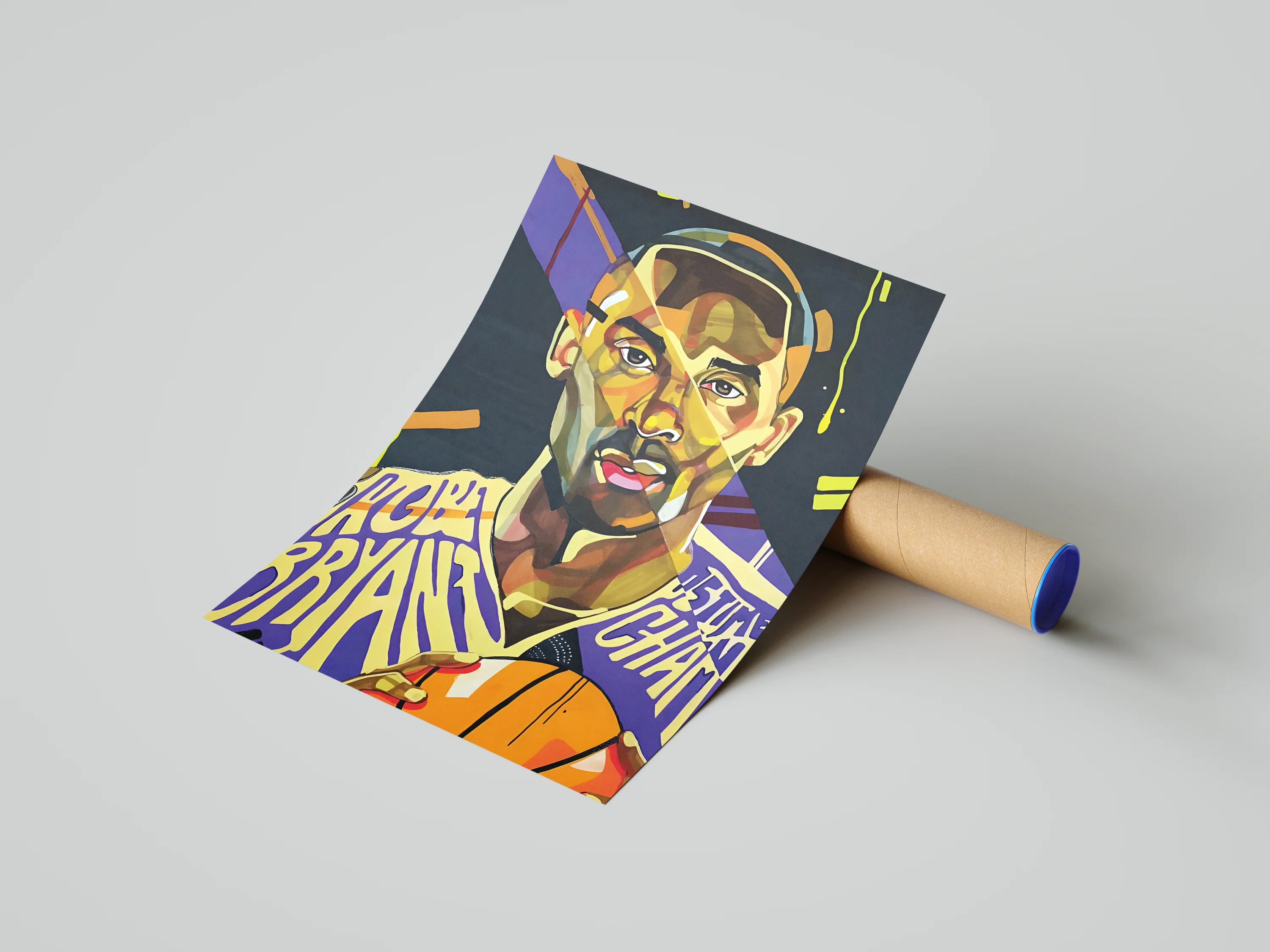 Kobe Bryant Painting Poster - Image 3