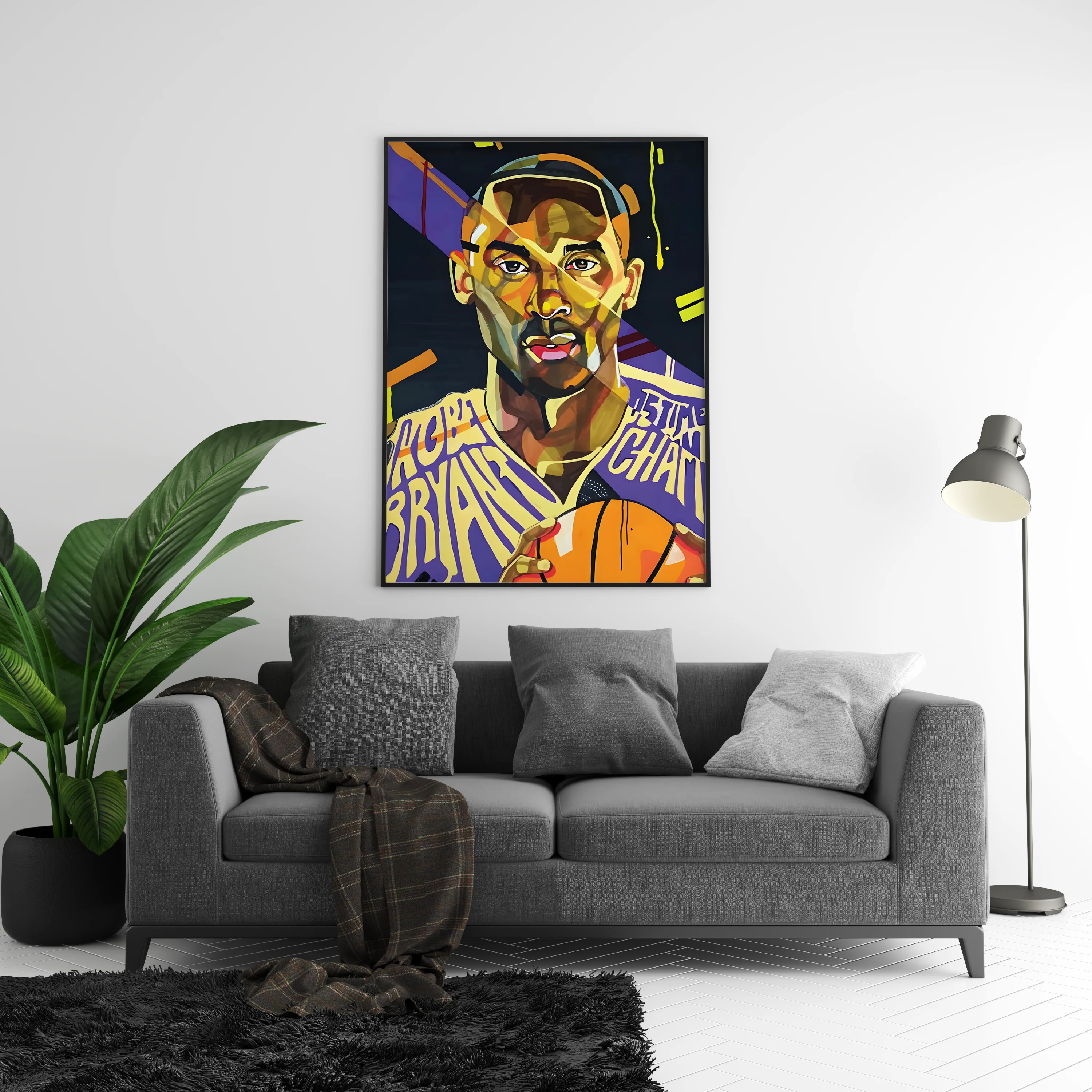 Kobe Bryant Painting Poster - Image 4