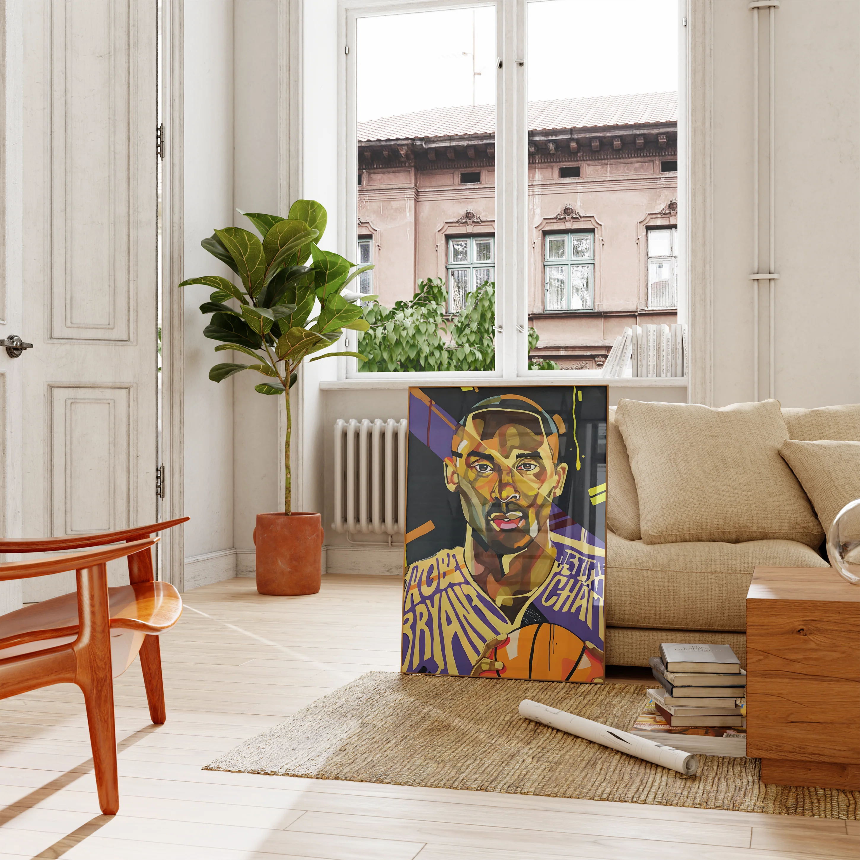 Kobe Bryant Painting Poster - Image 5