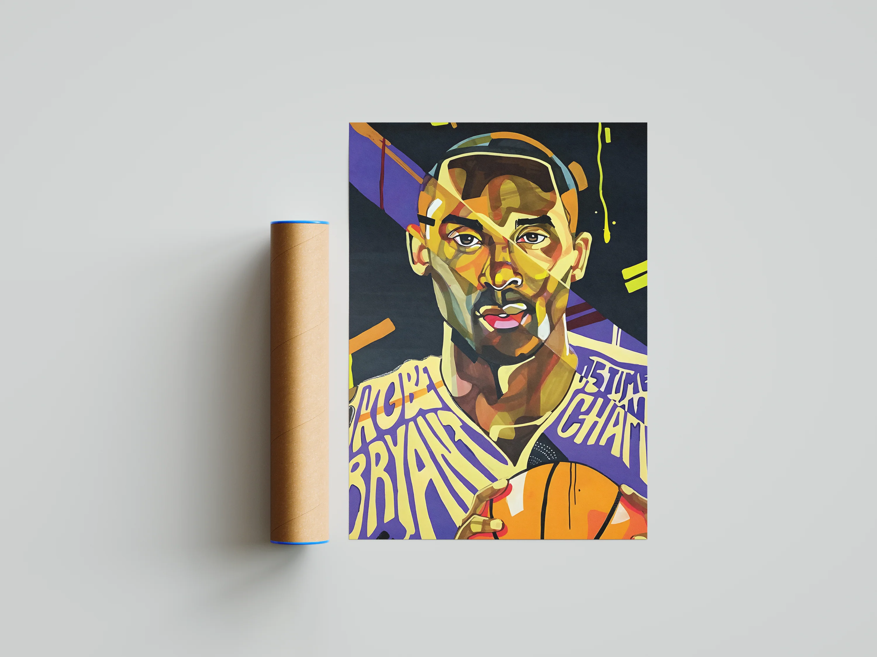 Kobe Bryant Painting Poster - Image 6