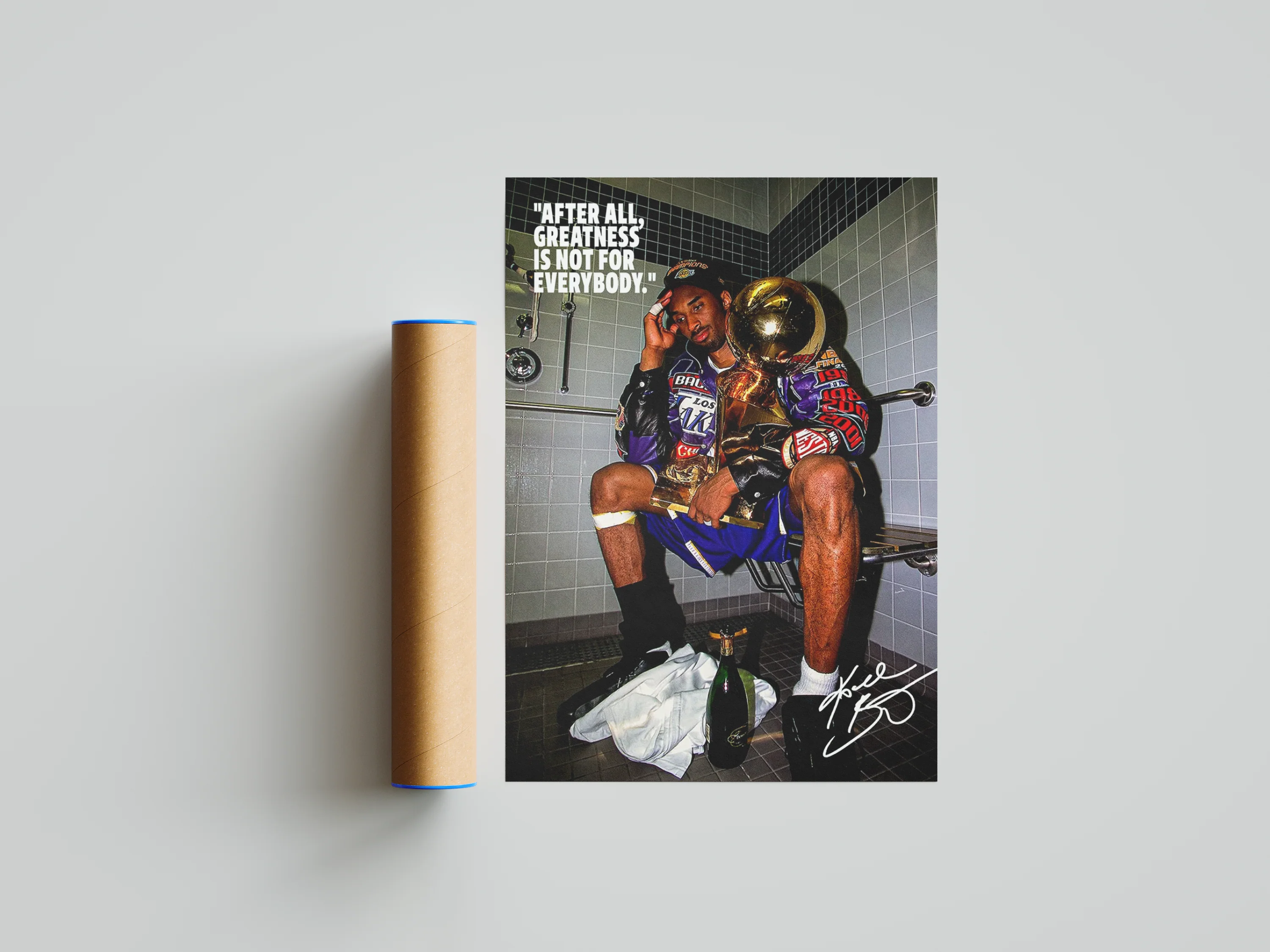 Kobe Bryant Vintage Trophy Poster - Image 6