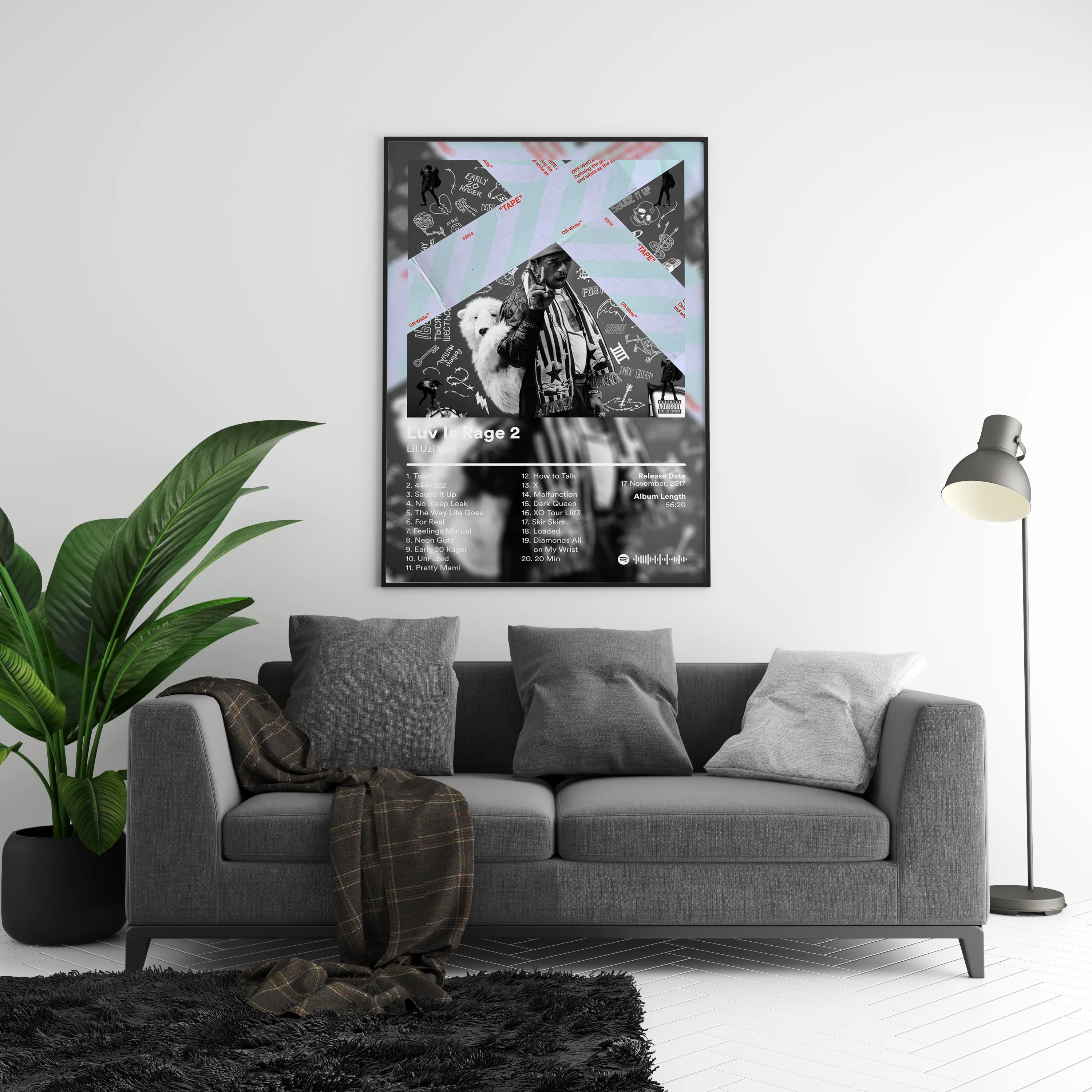 Lil Uzi Vert 'Luv Is Rage 2' Album Poster - Image 5