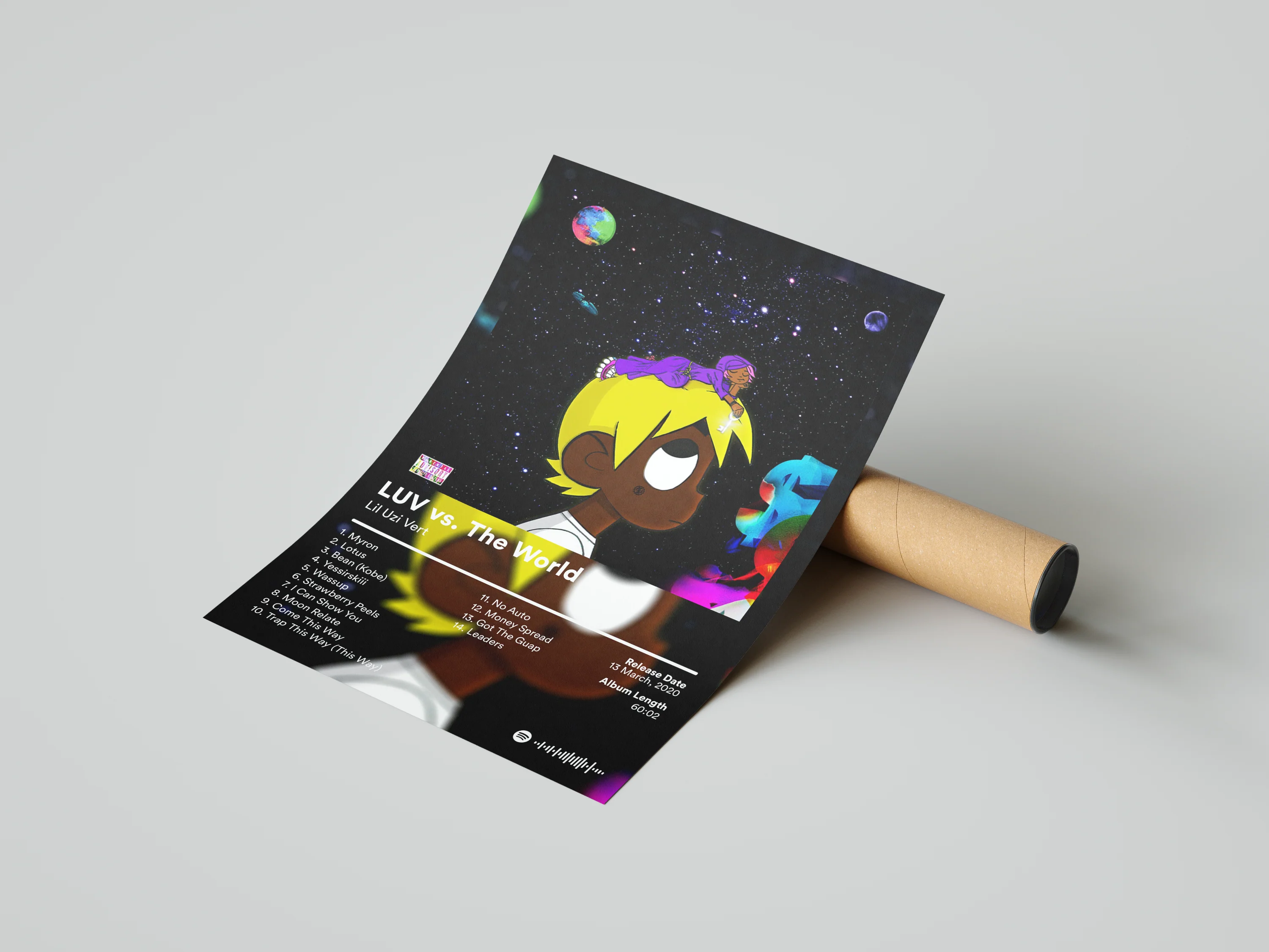 Lil Uzi Vert 'LUV vs. The World' Album Poster - Image 4