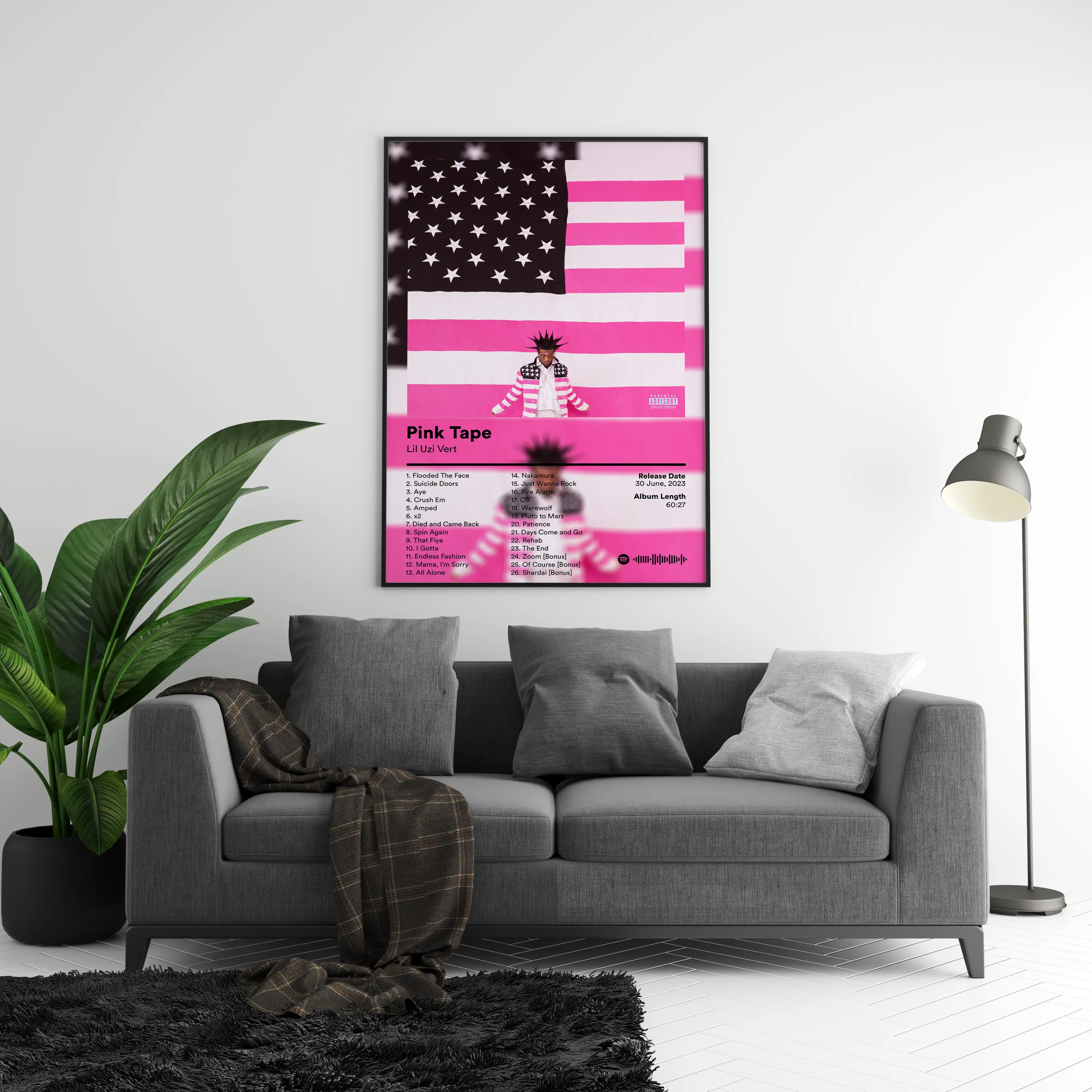 Lil Uzi Vert 'Pink Tape' Album Poster - Image 5