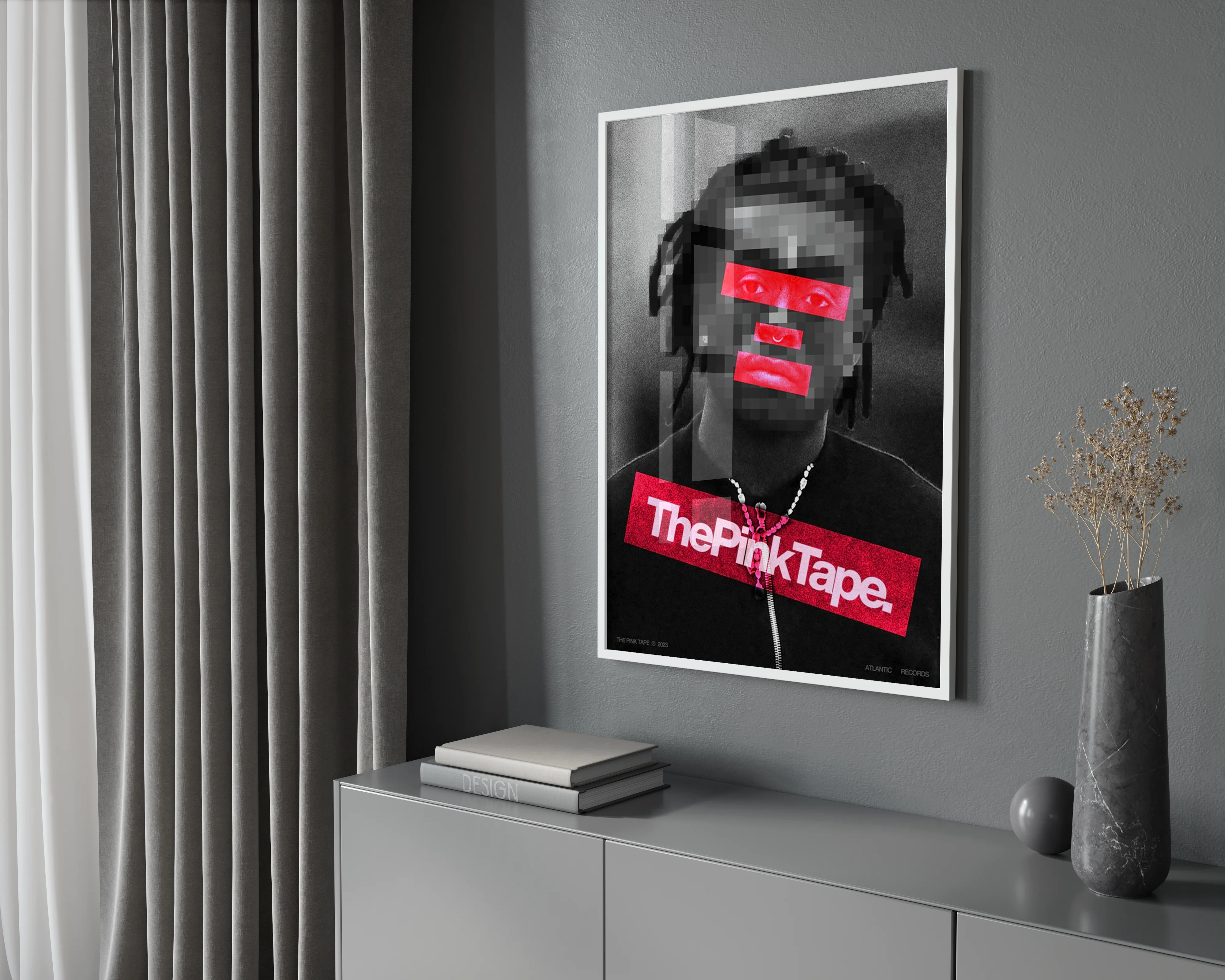Lil Uzi Vert 'Red Pink Tapes' Poster - Image 2