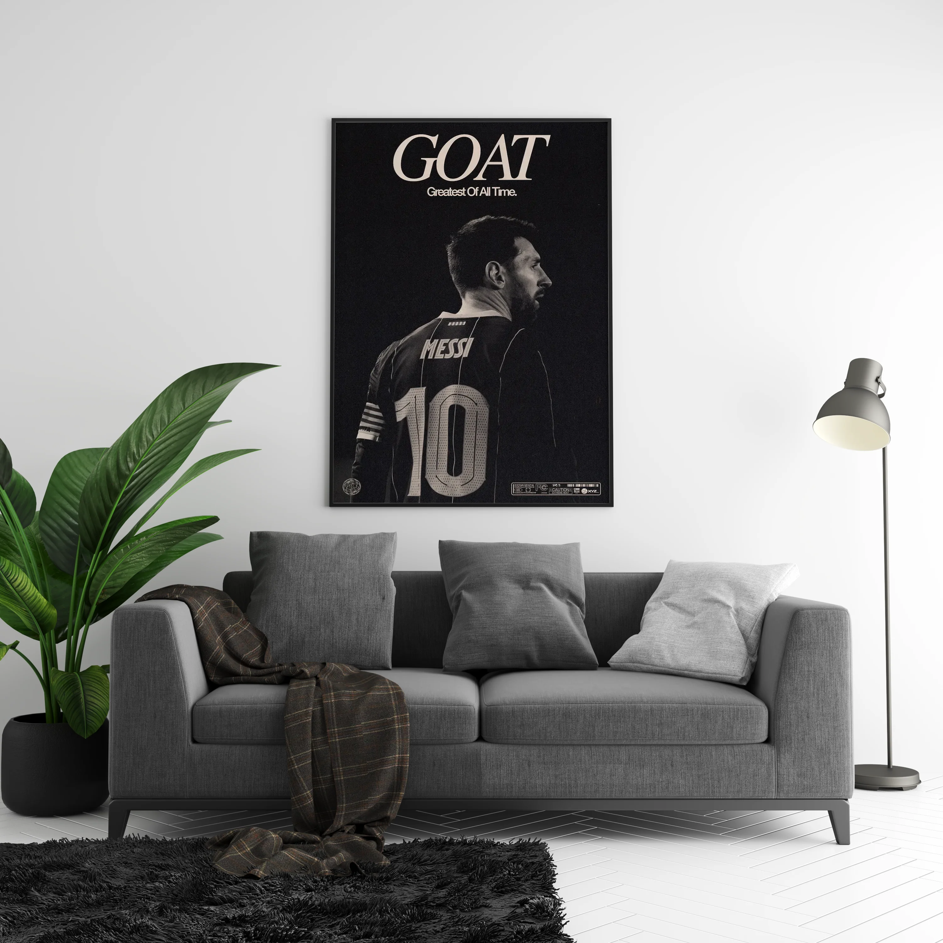Lionel Messi 'GOAT' Poster - Image 4