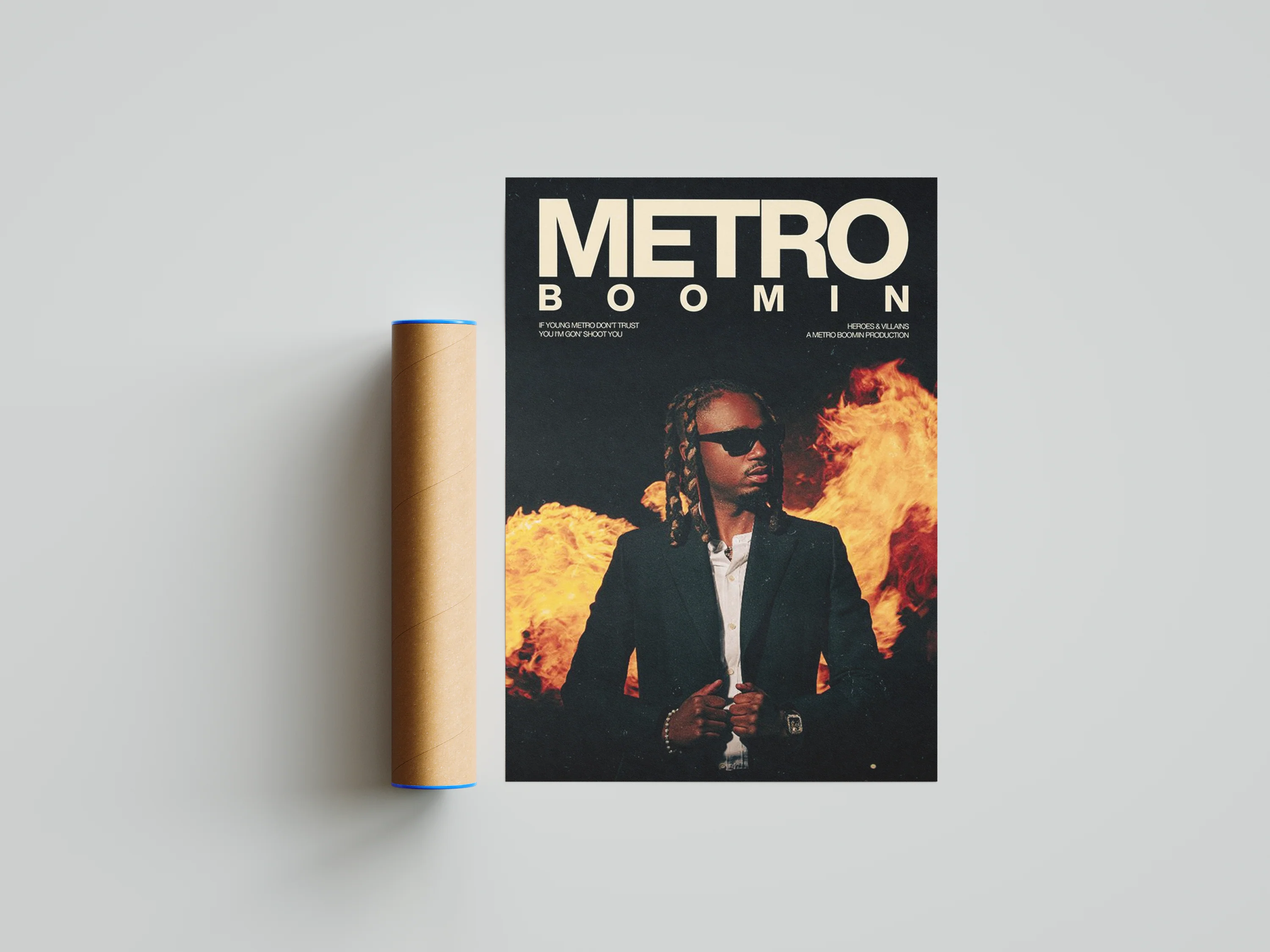 Metro Boomin 'Heroes & Villains' Poster - Image 5