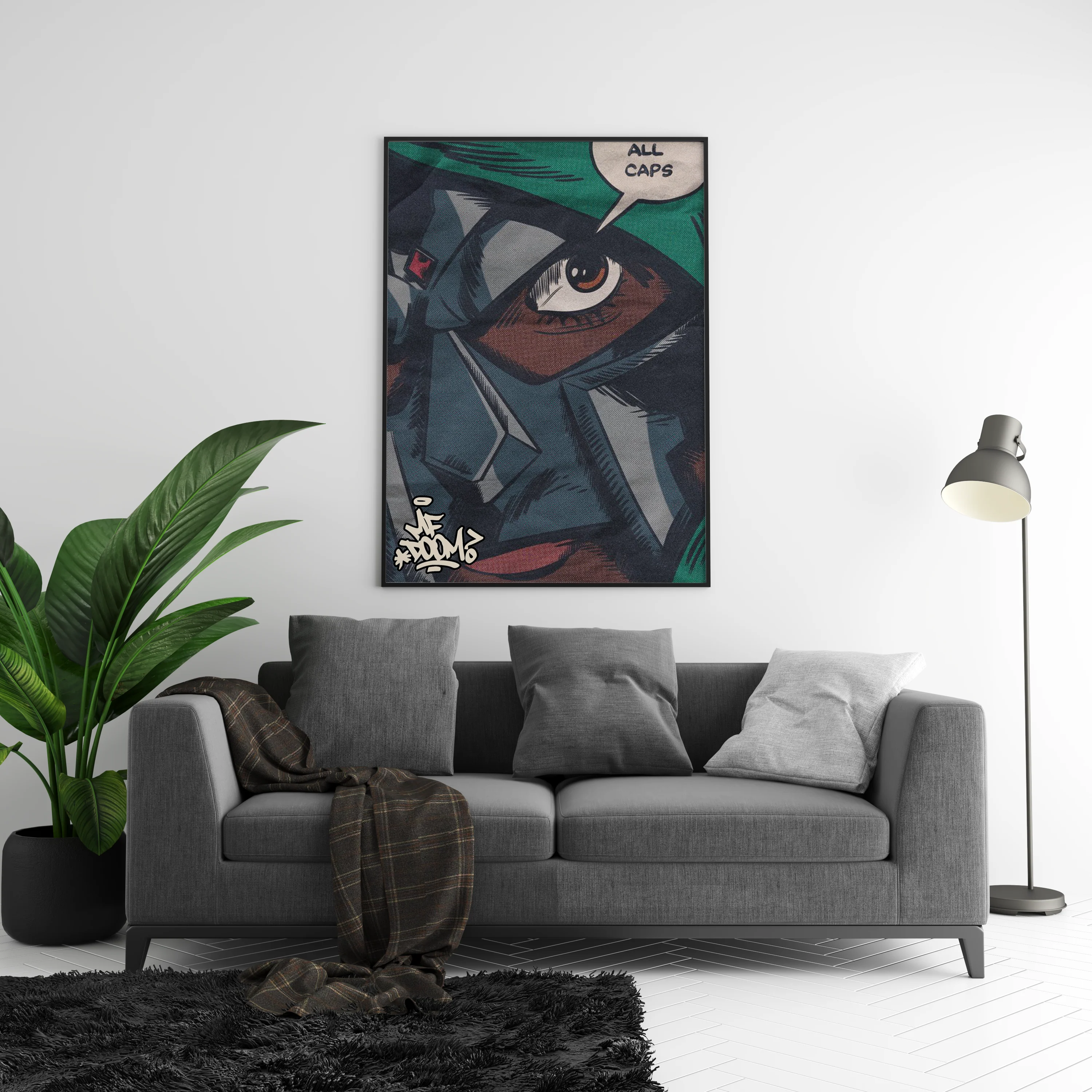 MF Doom 'All Caps' Poster - Image 4