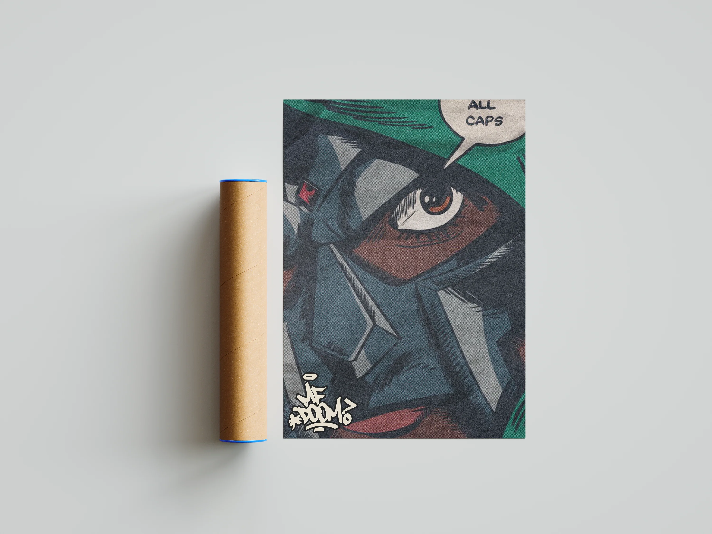 MF Doom 'All Caps' Poster - Image 6